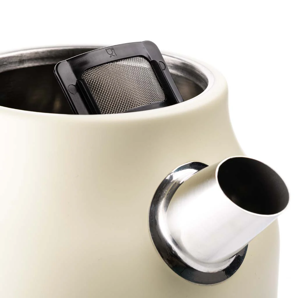 1.7L Retro Series Electric Kettle - White - Image 4