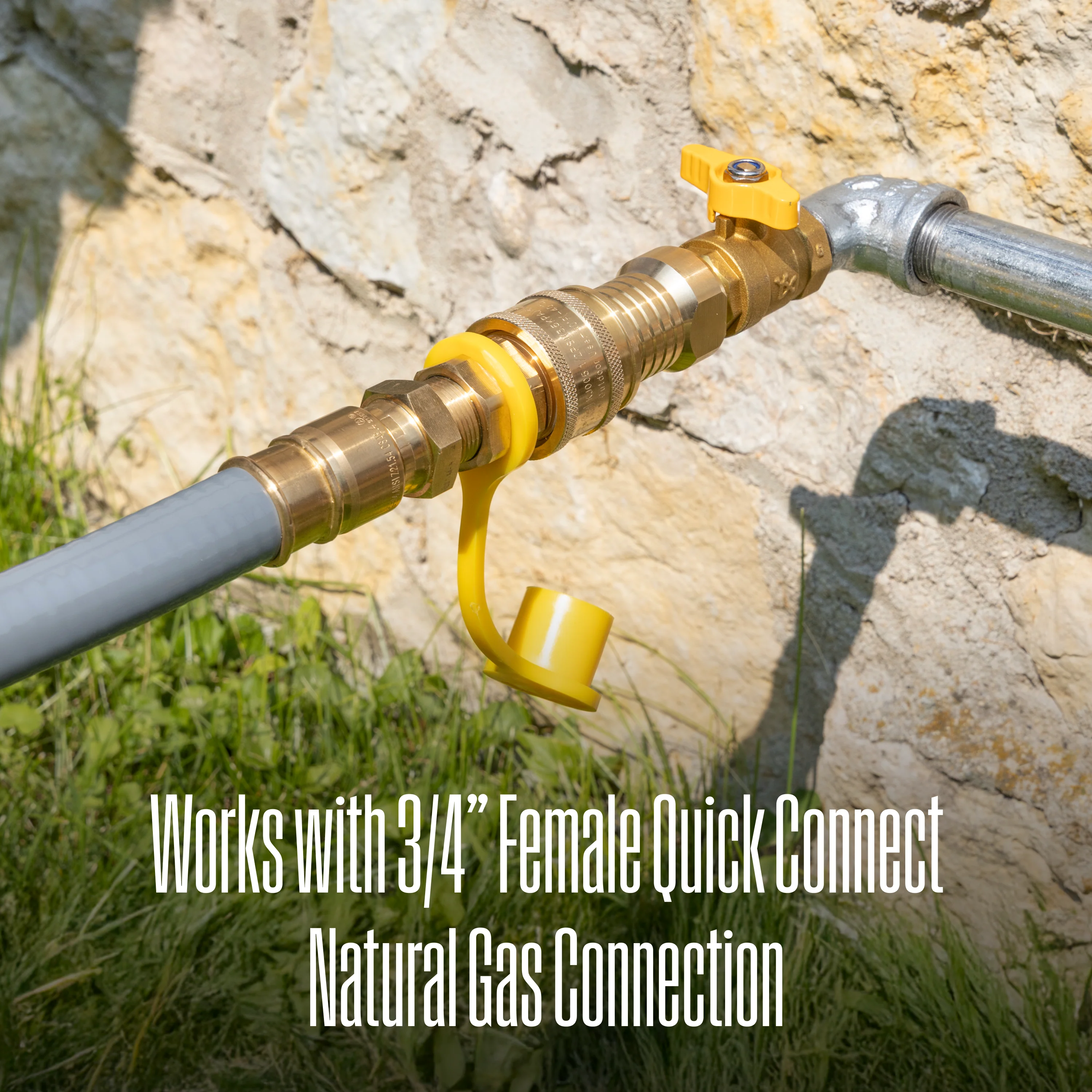 15' Natural Gas Hose: 3/4" Diameter - Image 7