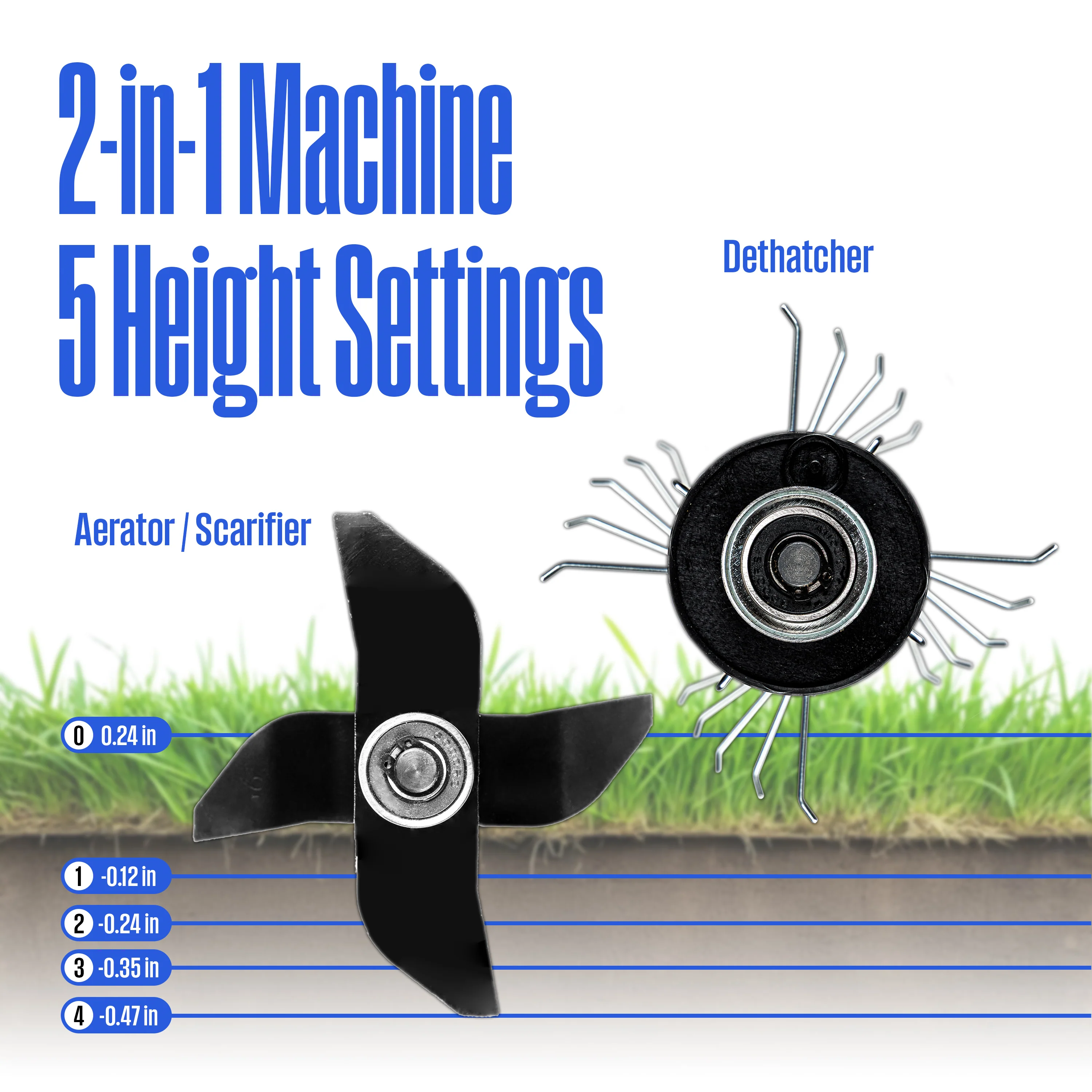 16" Aerator Dethatcher - Image 7