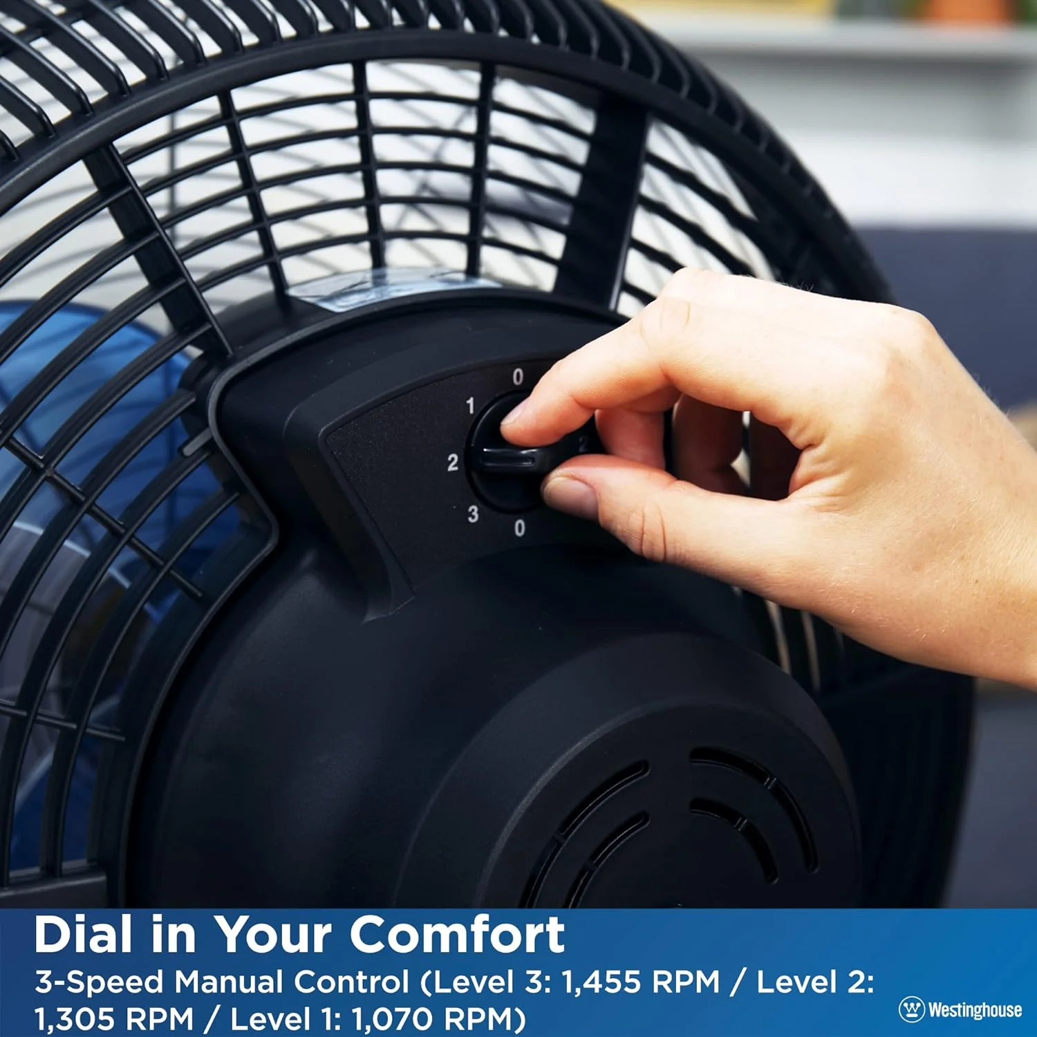 16" 2 in 1 Oscillating Stand + Table Fan - Image 4