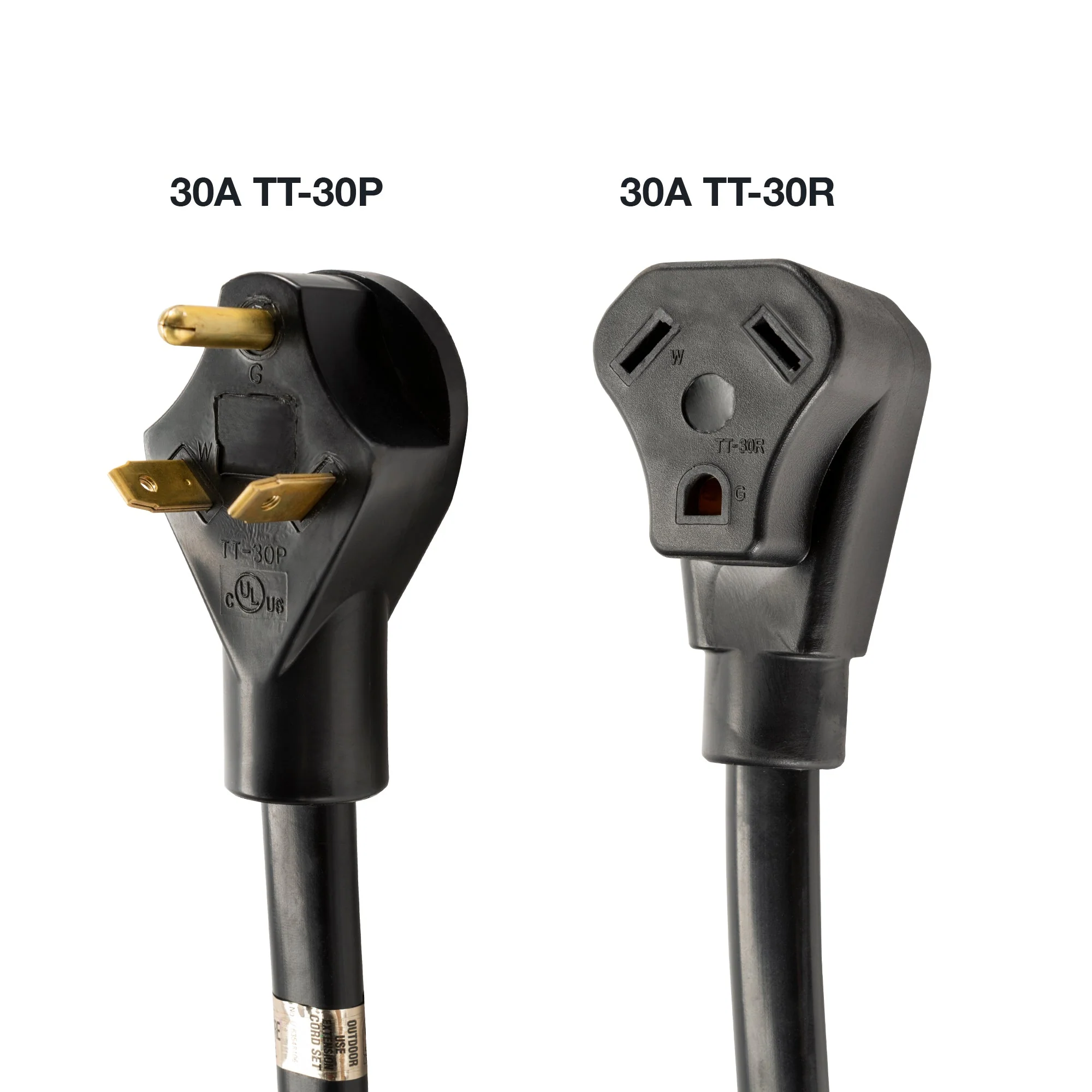 25' Generator Cord: 30A 120V TT-30P to TT-30R - Image 3