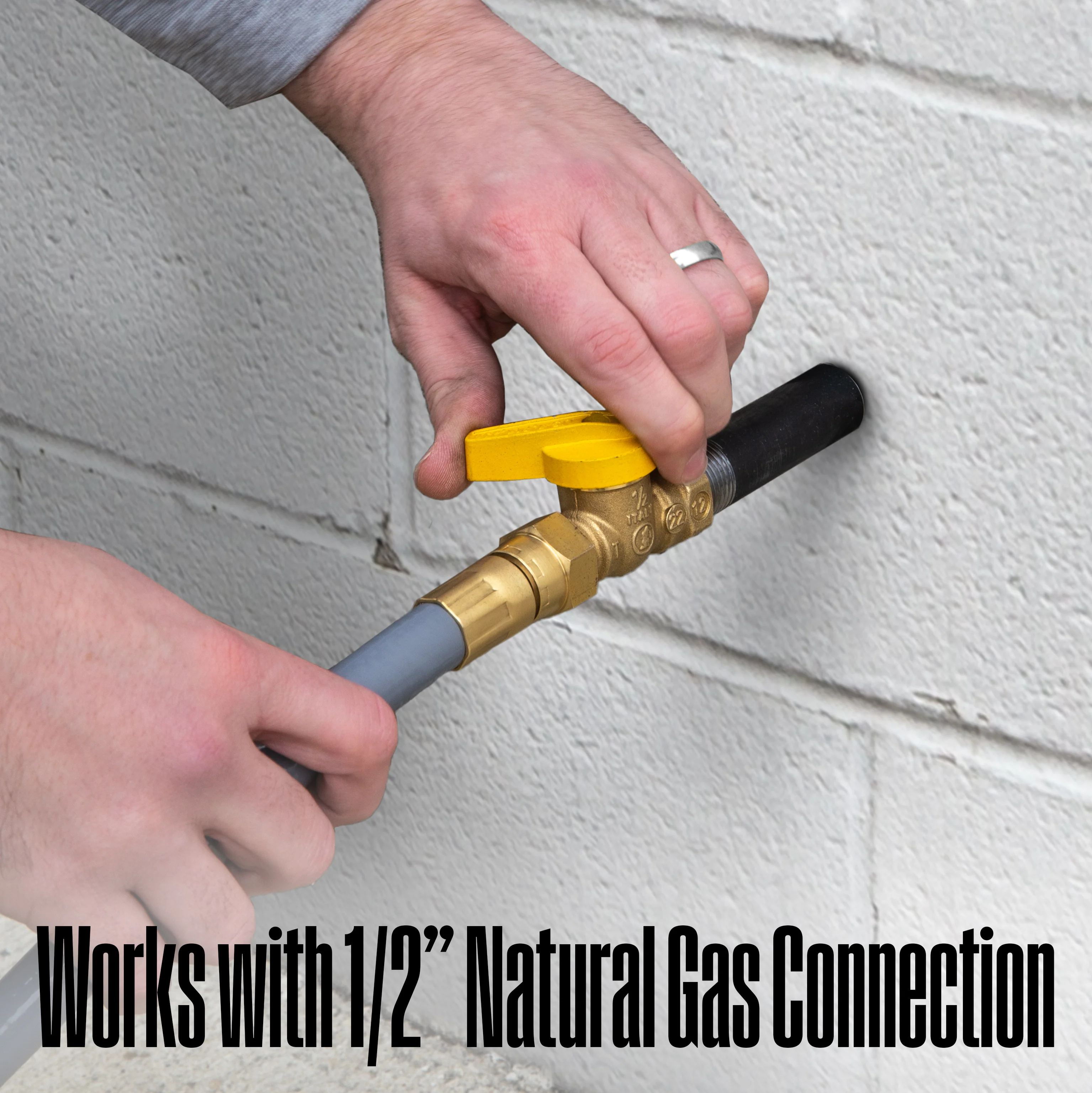 25' Natural Gas Hose: 1/2" Diameter - Image 7
