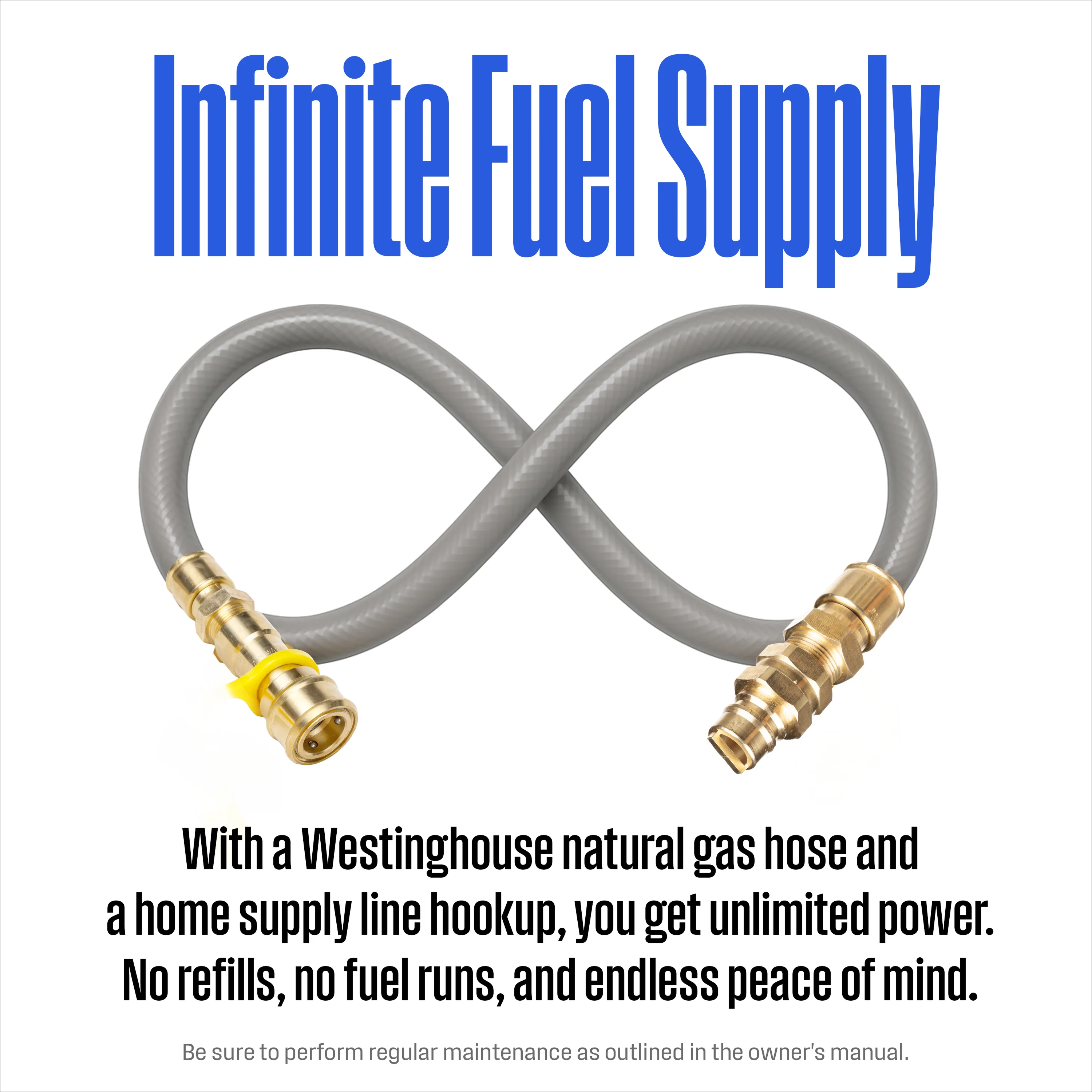 25' Natural Gas Hose: 3/4" Diameter - Image 6
