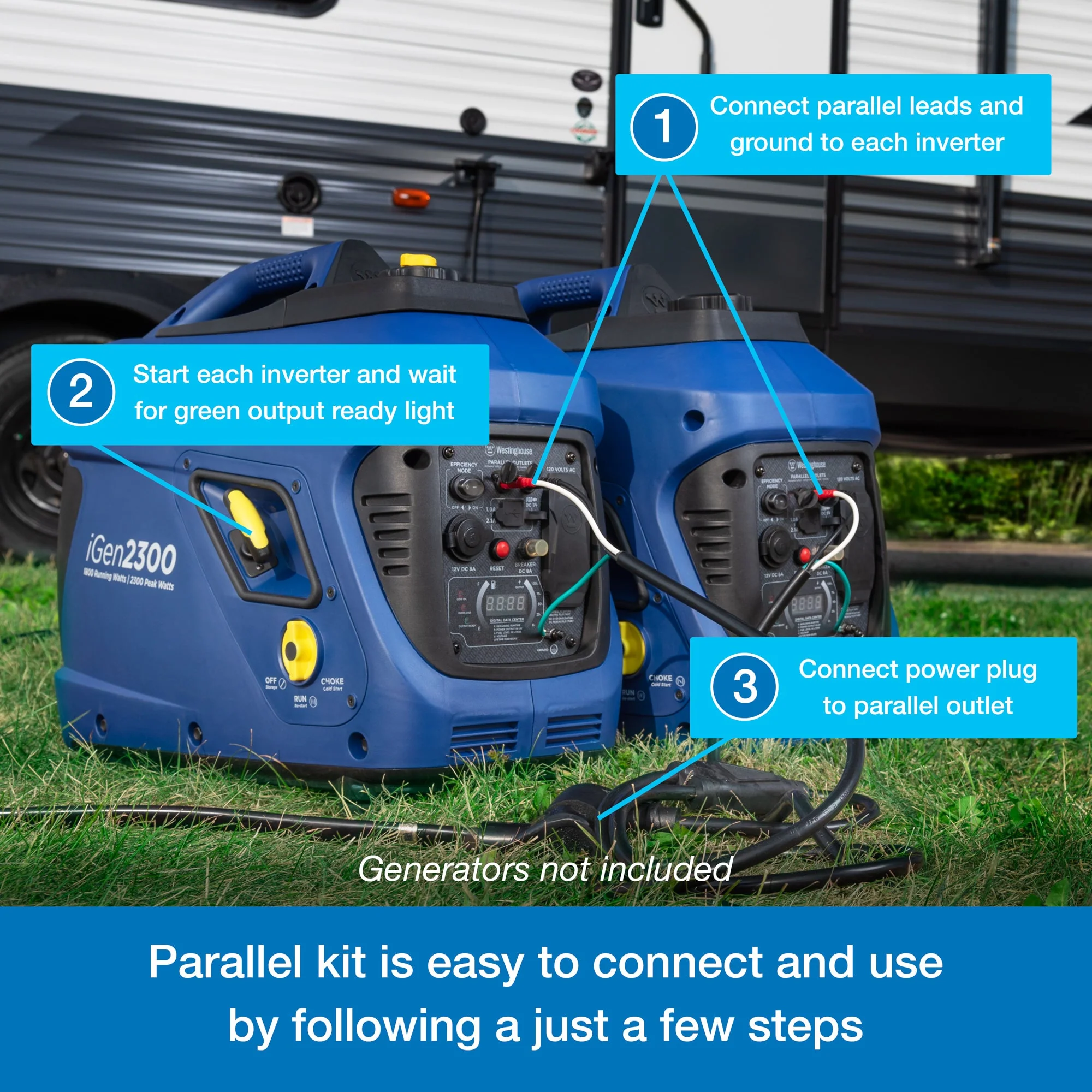 50 Amp Inverter Generator Parallel Cord - Image 3