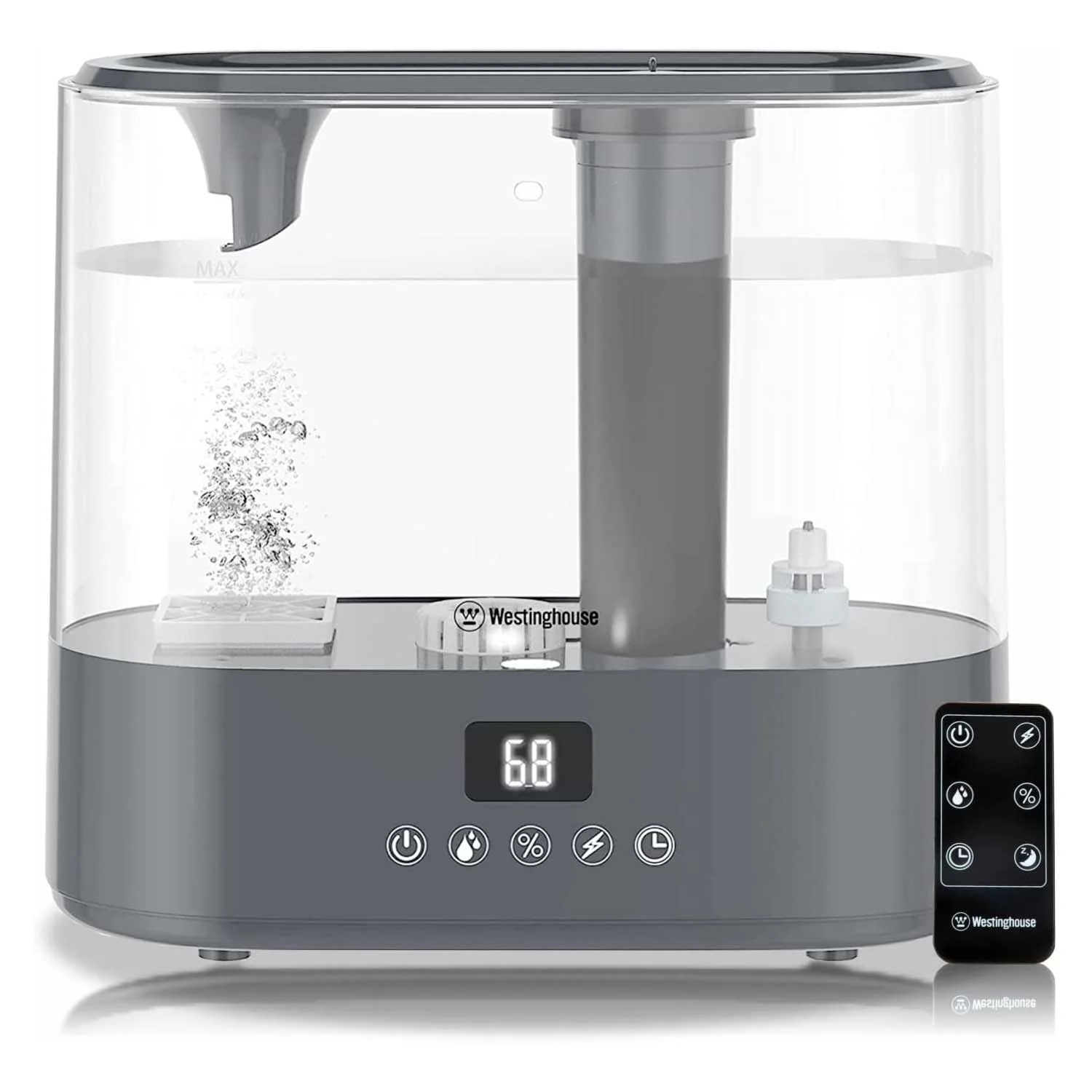 Antimicrobial Air Sterilization Humidifier, Charcoal
