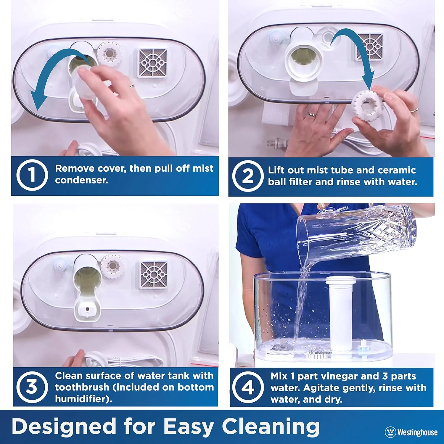 Antimicrobial Air Sterilization Humidifier, Charcoal - Image 7
