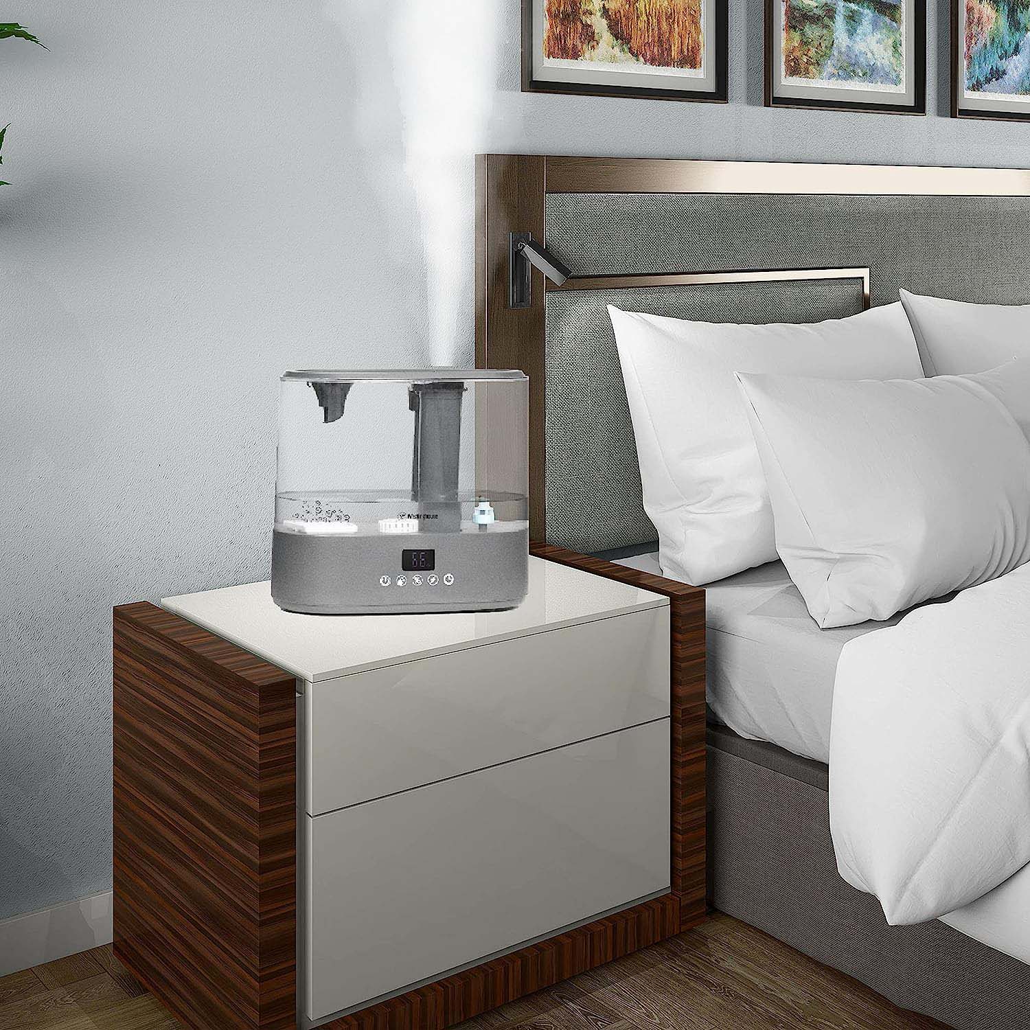 Antimicrobial Air Sterilization Humidifier, Charcoal - Image 9