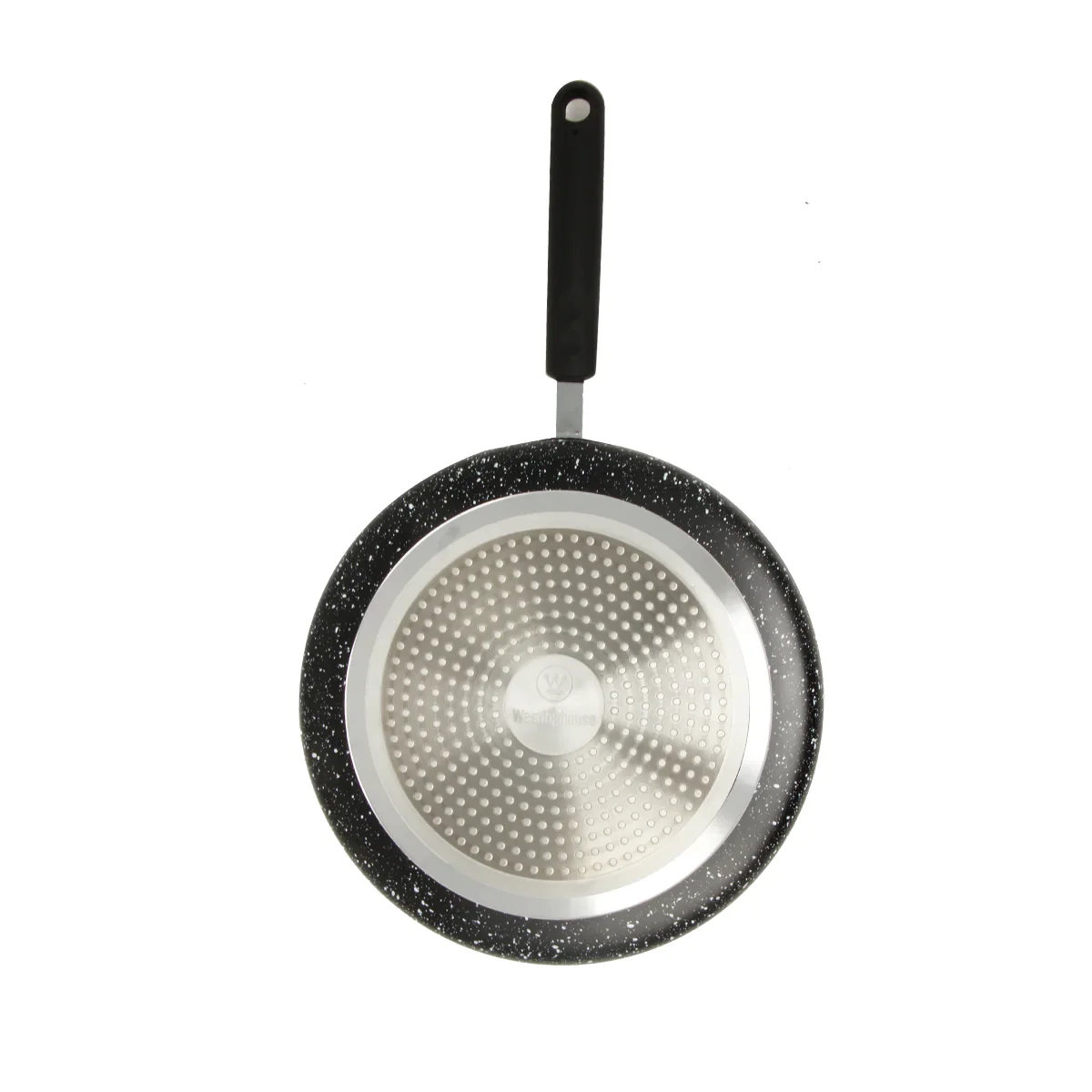 Black marble finish 2-piece tortilla frying pan (11") - Image 4