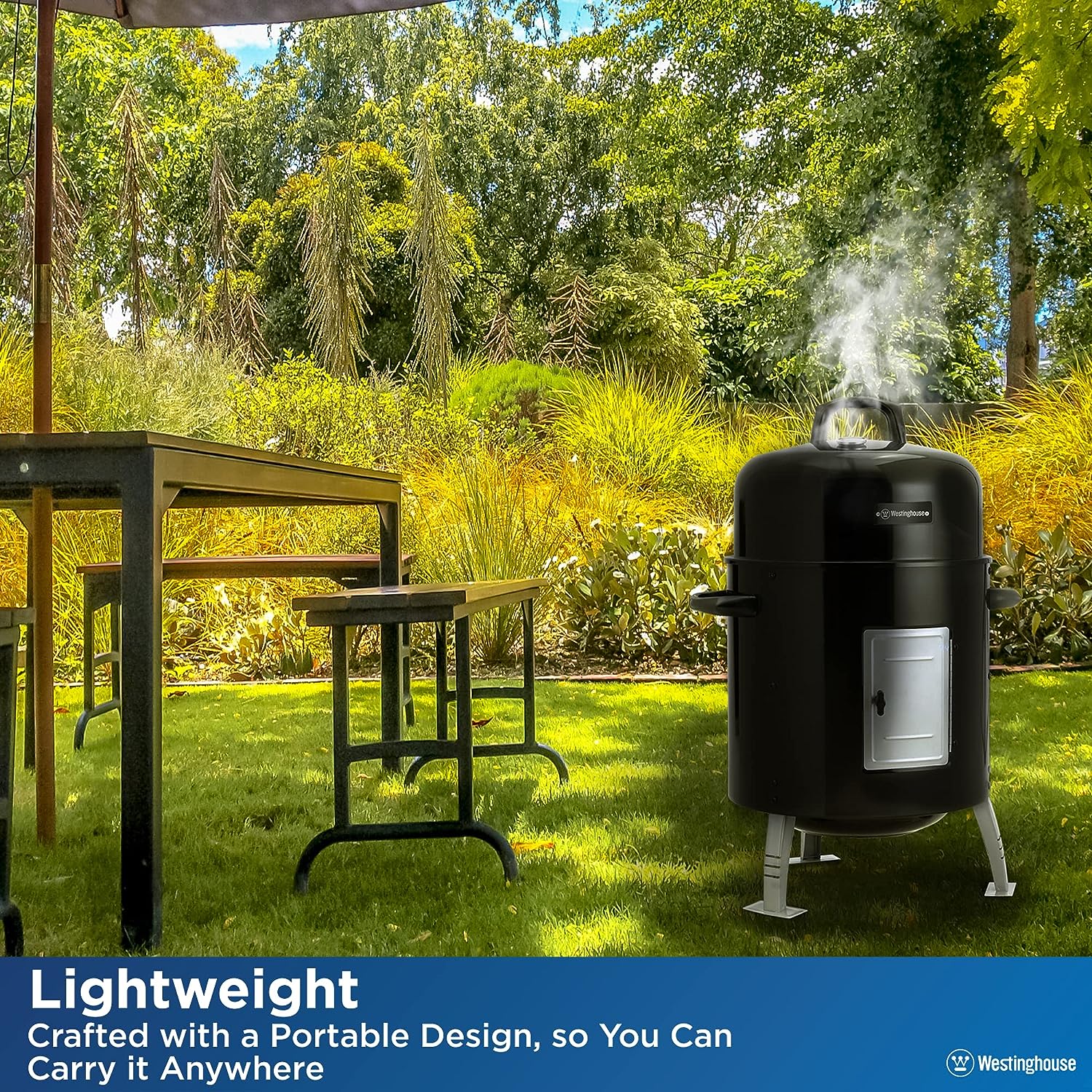 Portable 16-Inch Char Broil Steel Smoker - Image 3