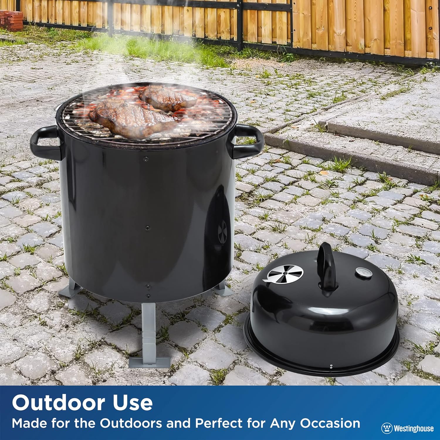 Portable 16-Inch Char Broil Steel Smoker - Image 6