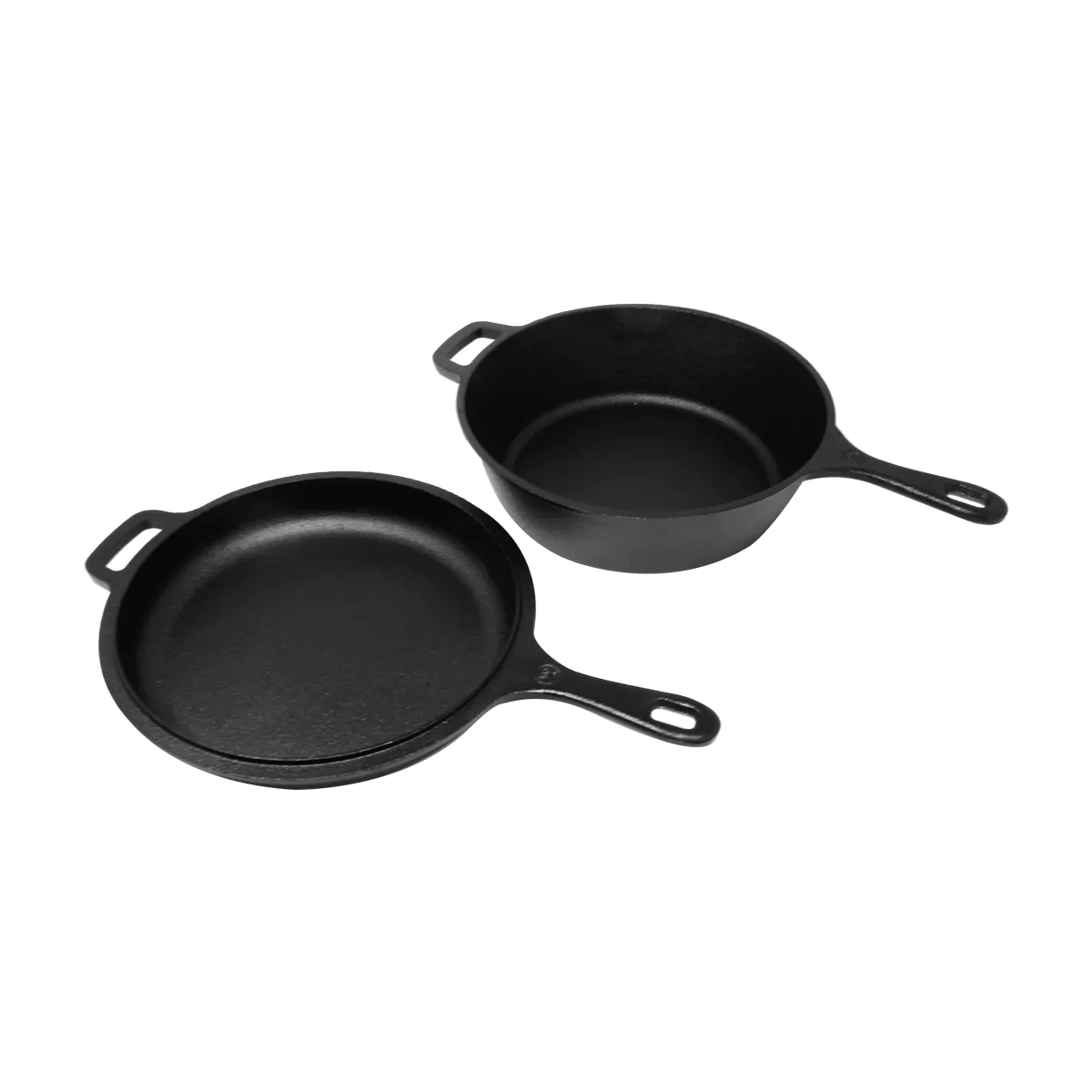 Cast Iron Dutch Oven with Skillet Lid (3QT) - Image 8