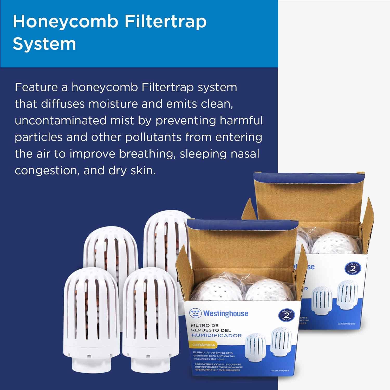 Ceramic Ball Filter Humidifiers WSHUMH412 & WSHUMH523 (2 Pack) - Image 3