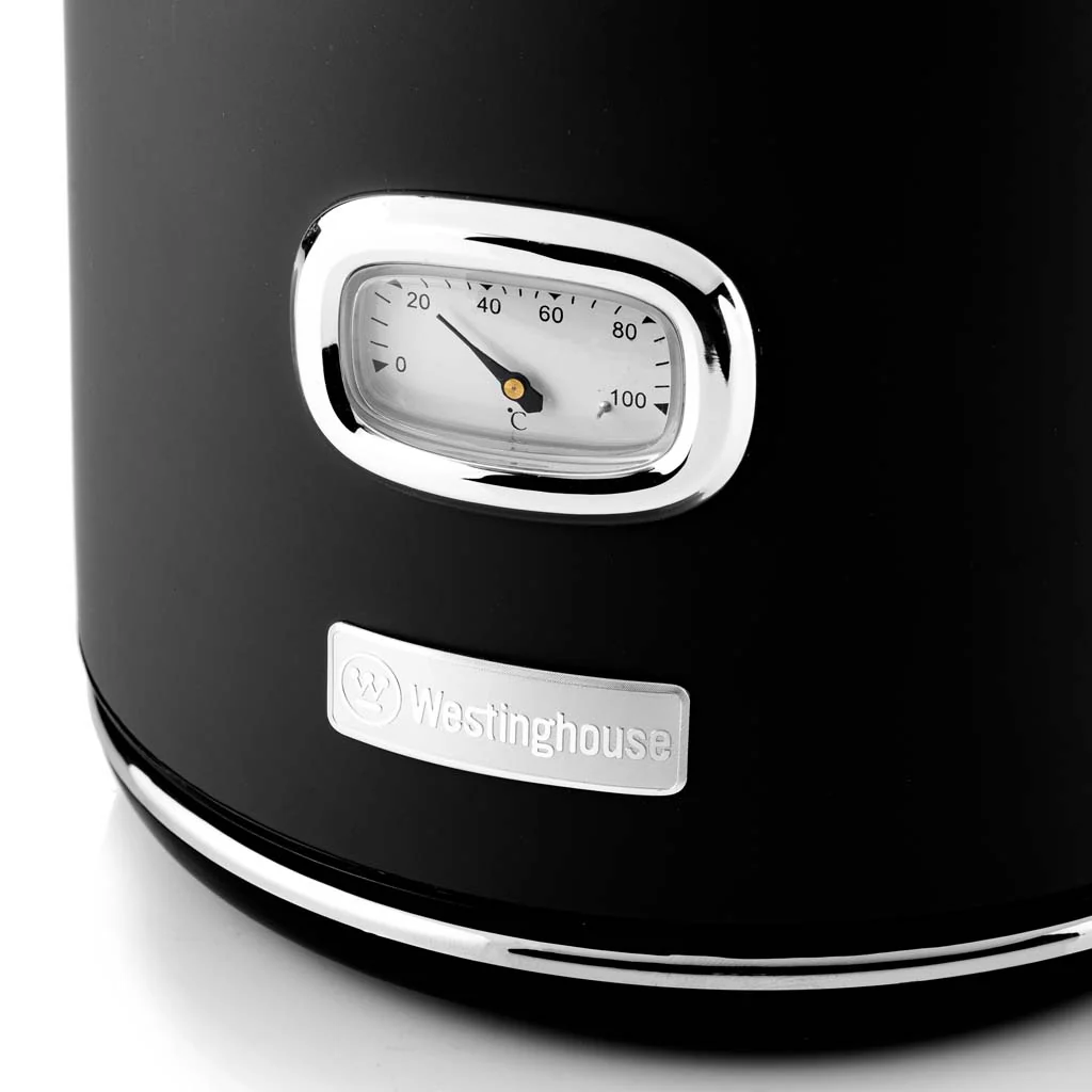 1.7L Retro Series Electric Kettle - Black - Image 2
