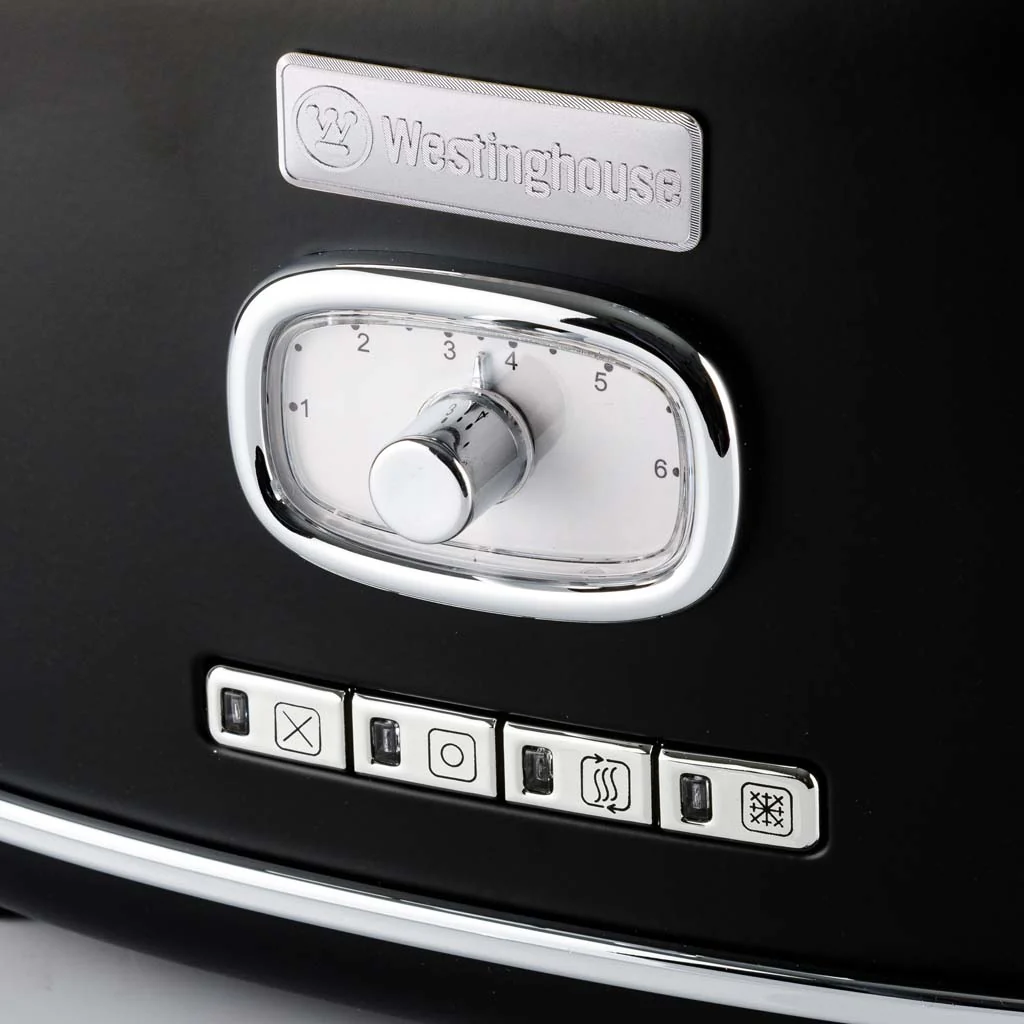 Retro Series 2 Slice Toaster - Black - Image 3