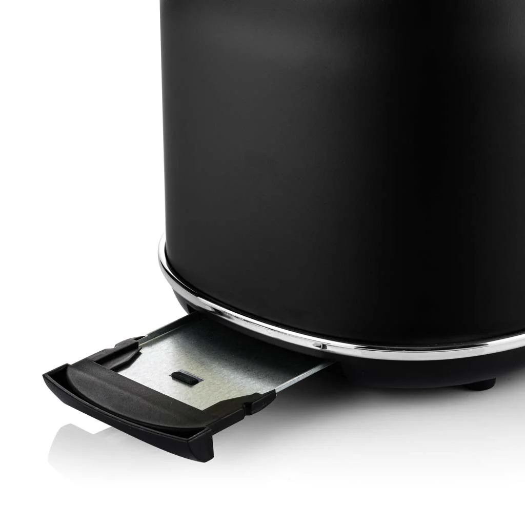 Retro Series 2 Slice Toaster - Black - Image 5