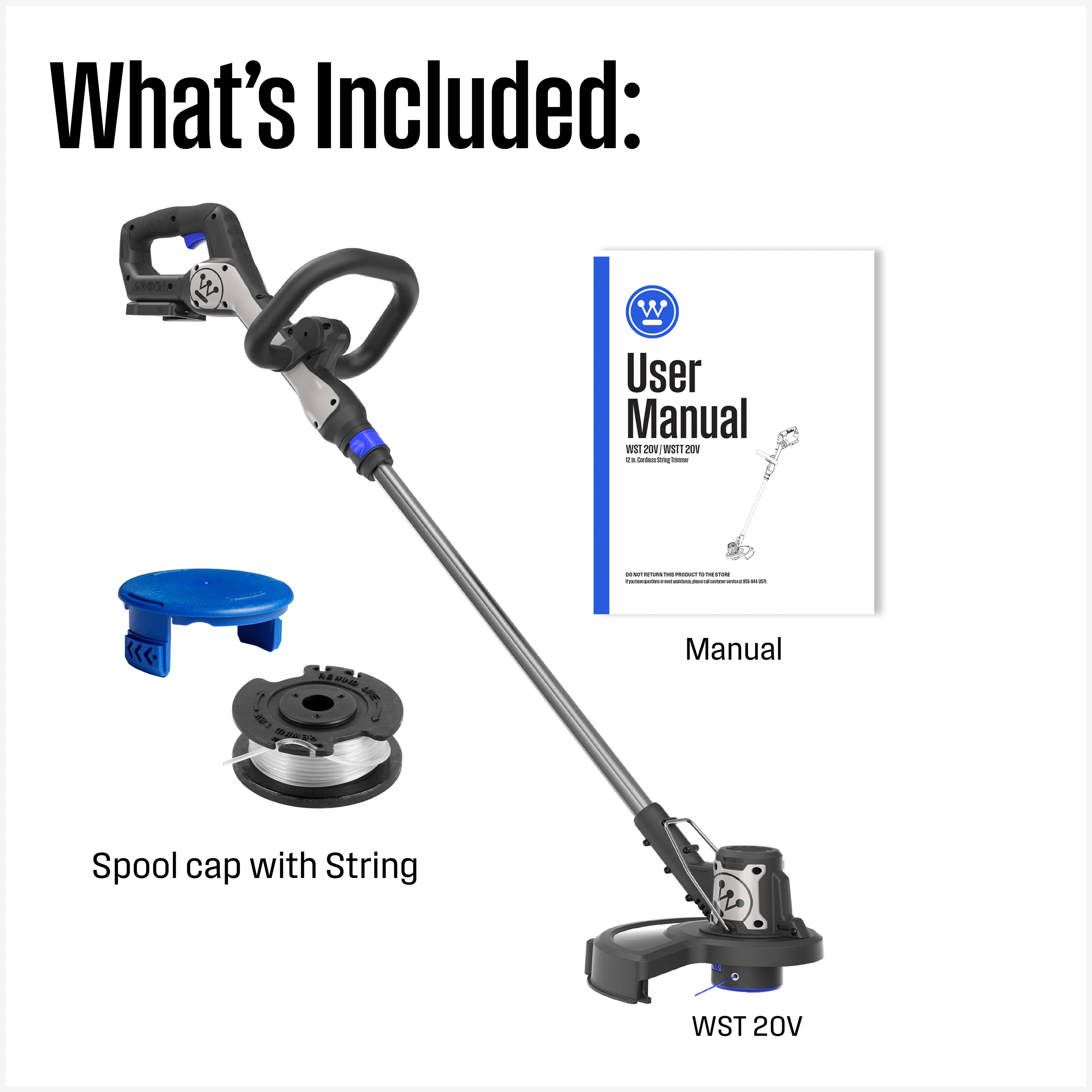 Cordless 20V String Trimmer - Tool Only - Image 11