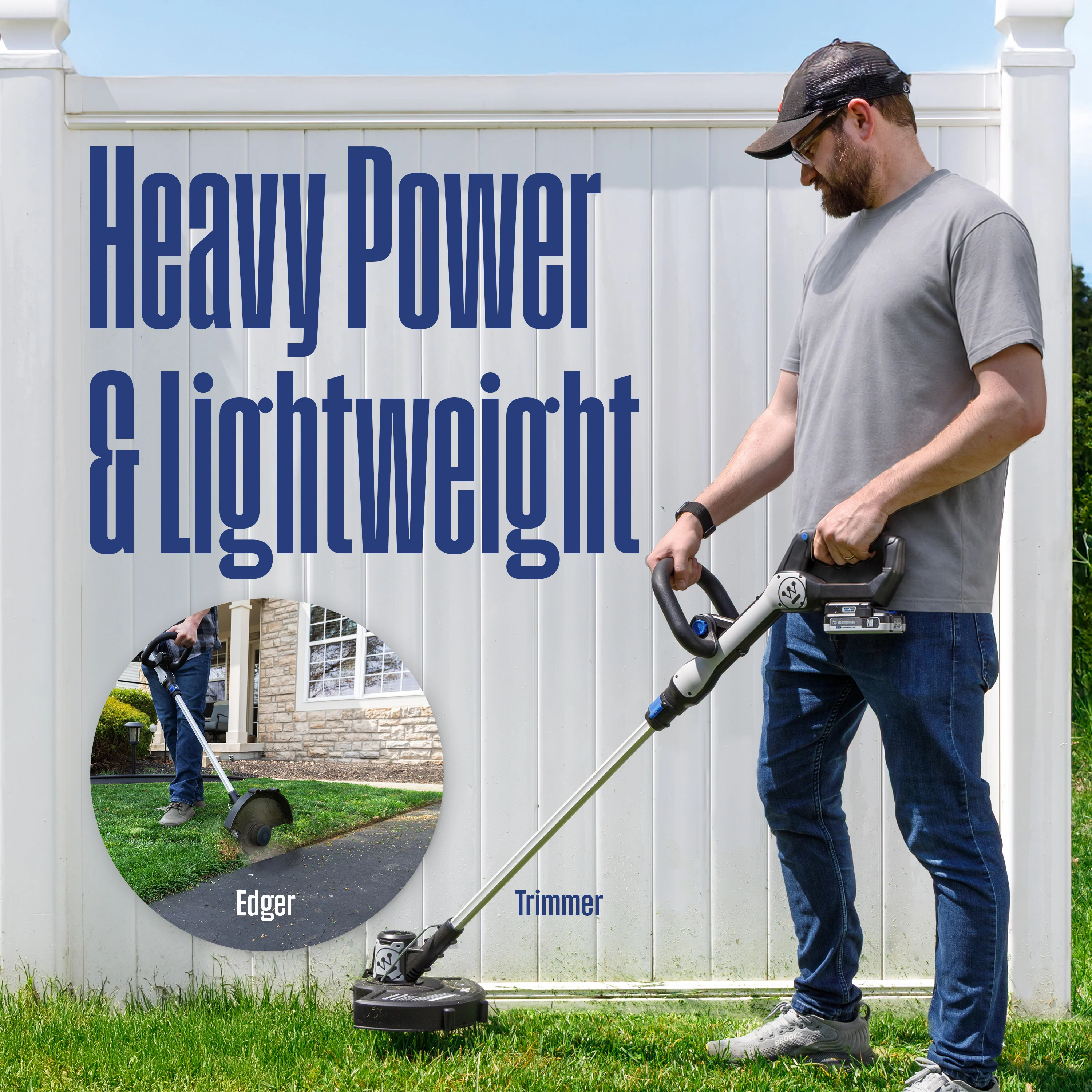 Cordless 20V String Trimmer - Tool Only - Image 3