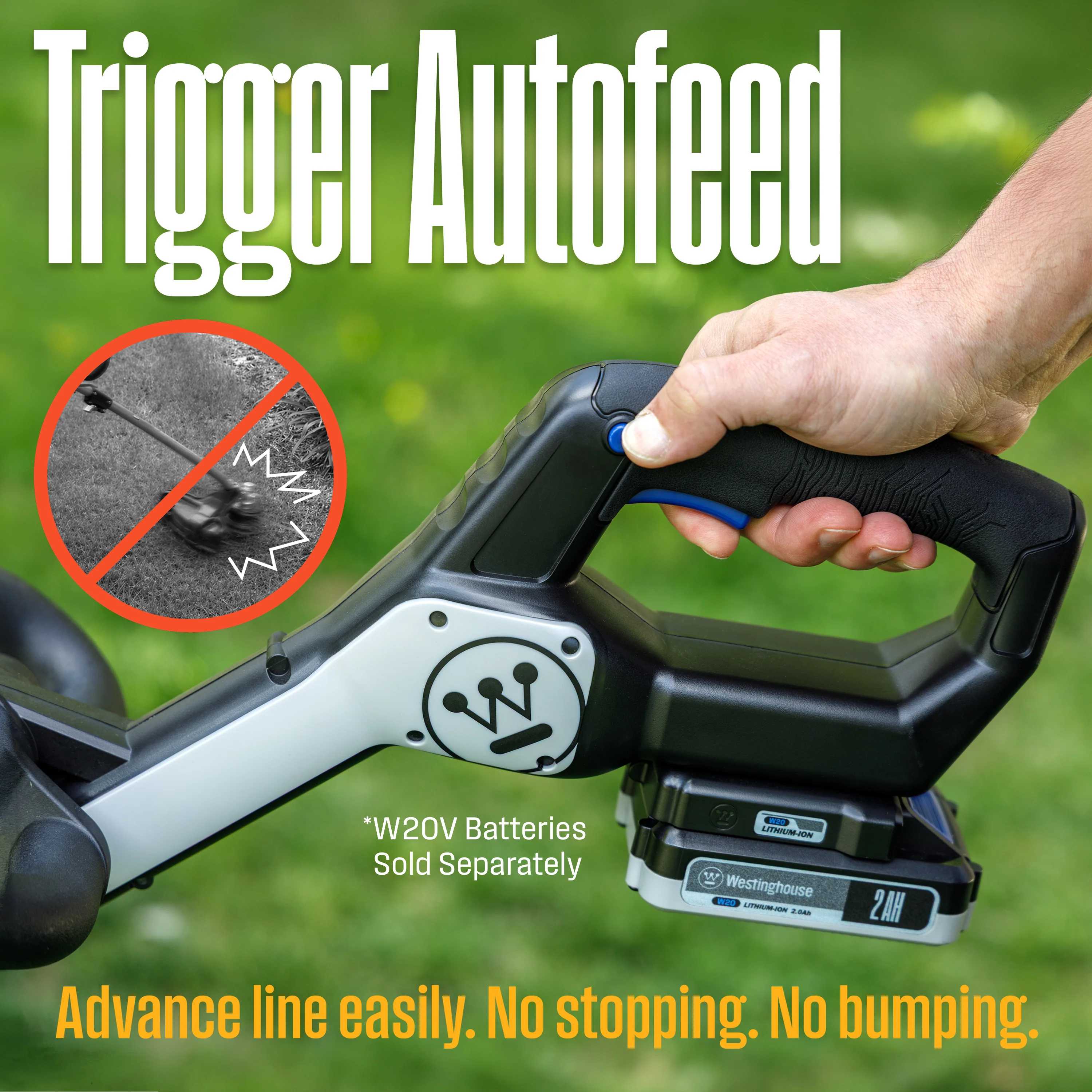 Cordless 20V String Trimmer - Tool Only - Image 8