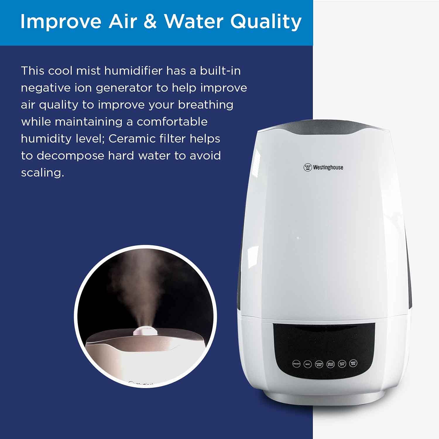 Digital Cool Mist Ultrasonic Humidifier - Image 4