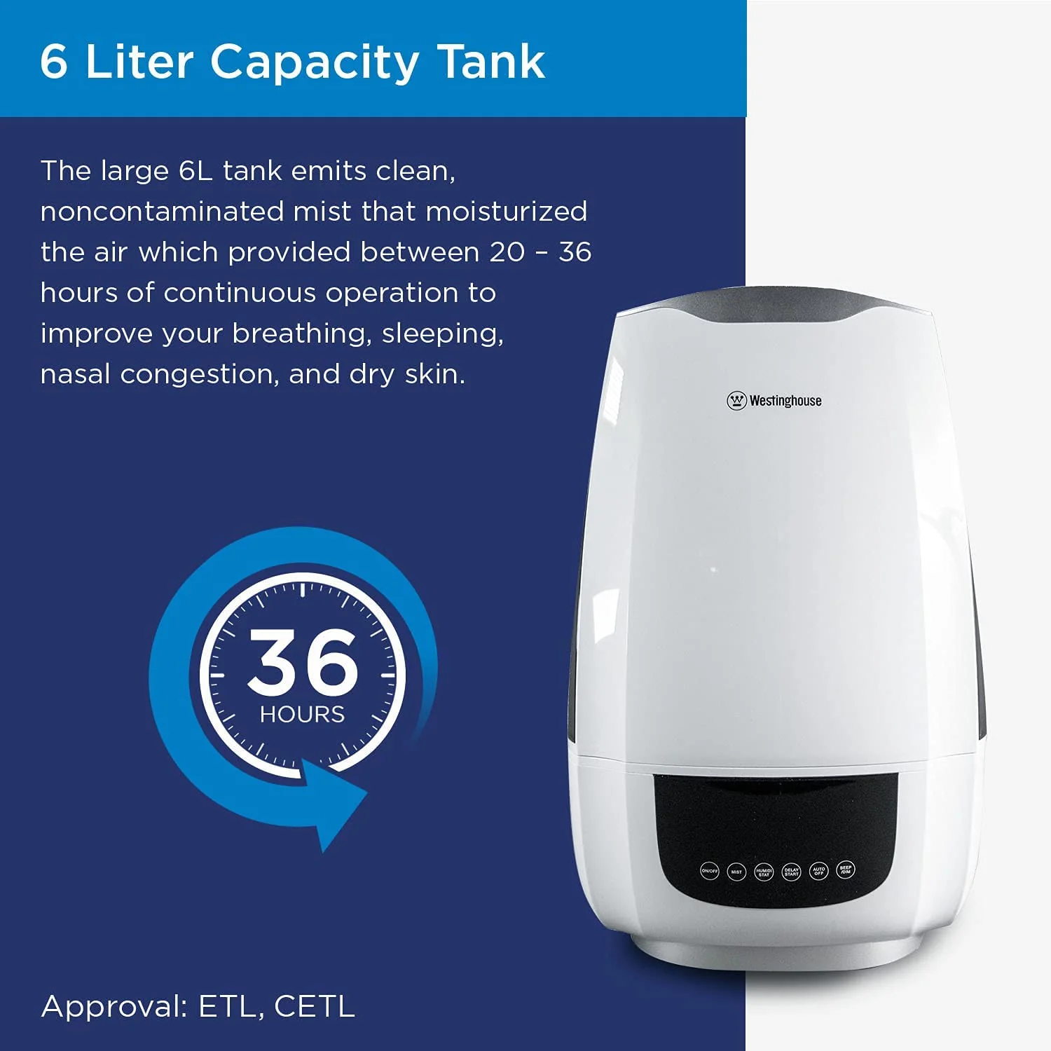 Digital Cool Mist Ultrasonic Humidifier - Image 8