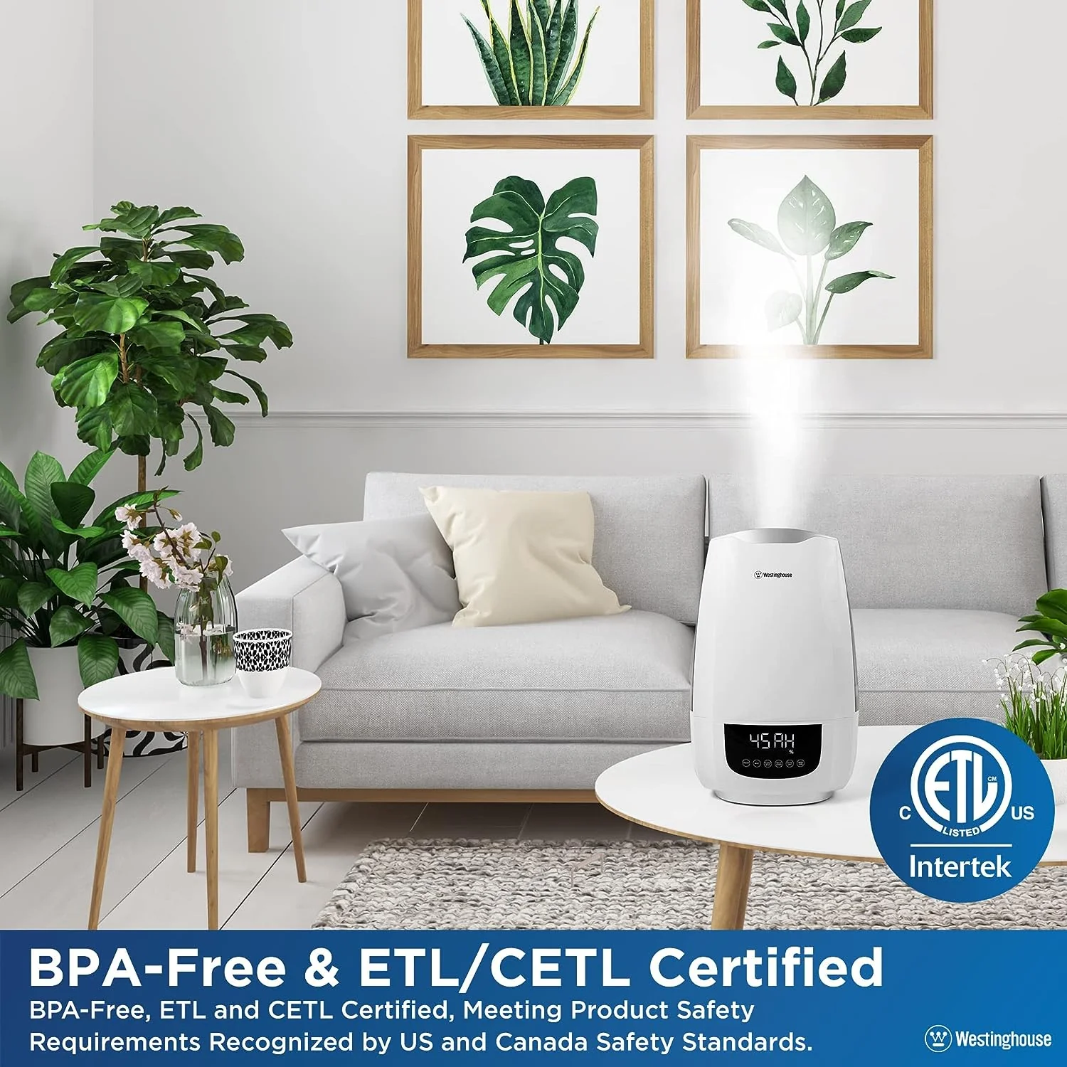 Digital Cool Mist Ultrasonic Humidifier 6L Top Fill - Image 2