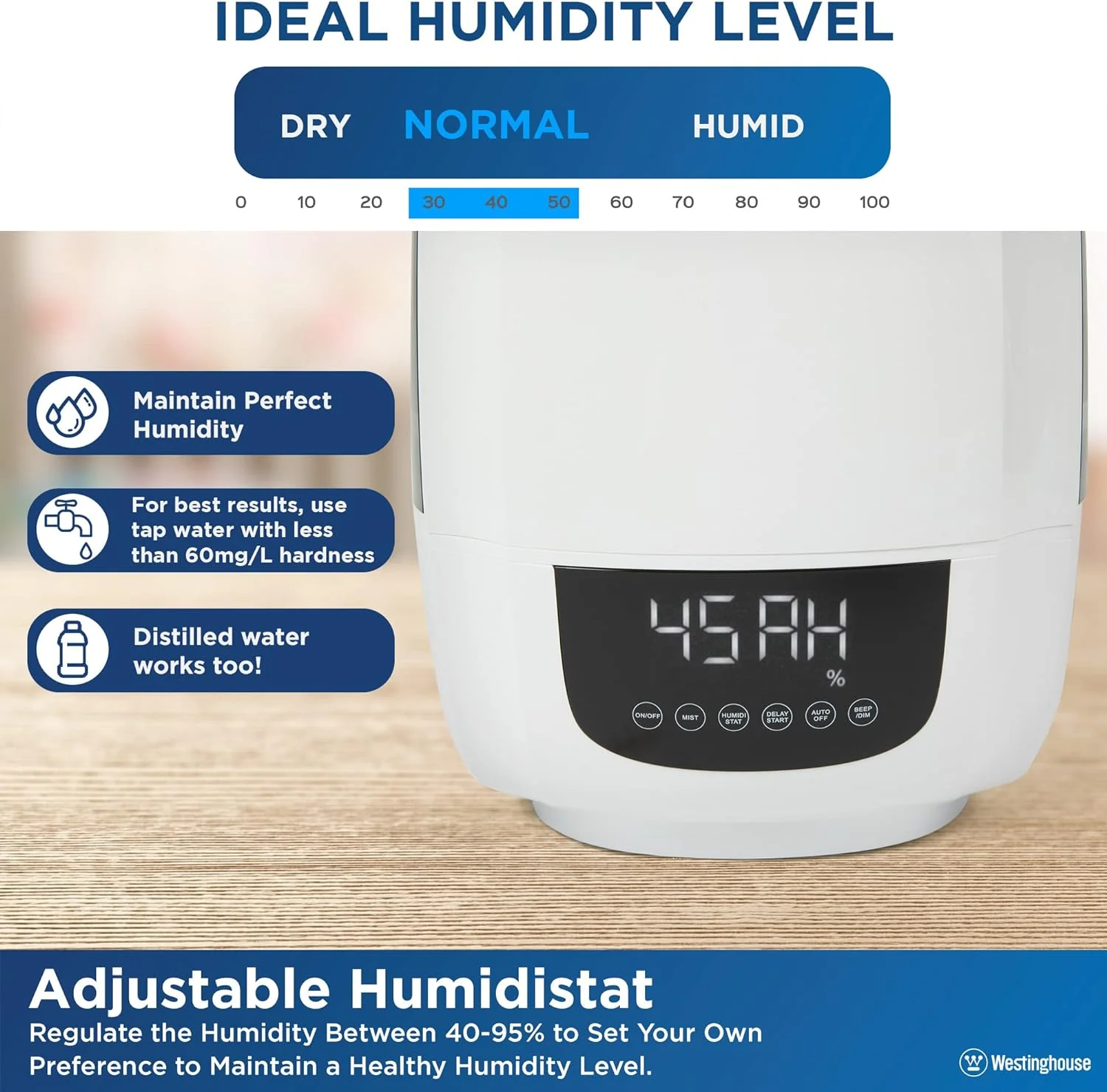 Digital Cool Mist Ultrasonic Humidifier 6L Top Fill - Image 6