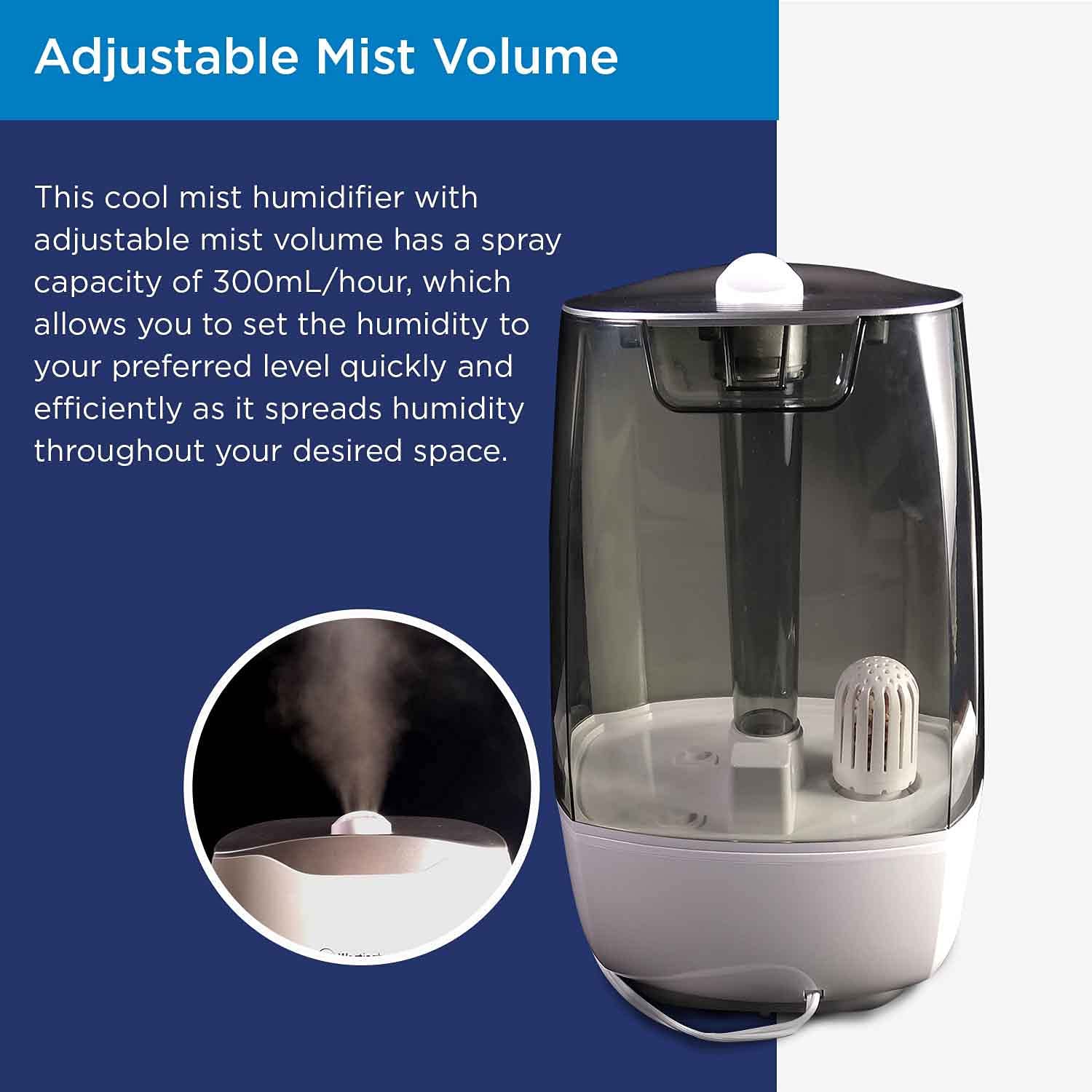 Digital Cool Mist Ultrasonic Humidifier - Image 9