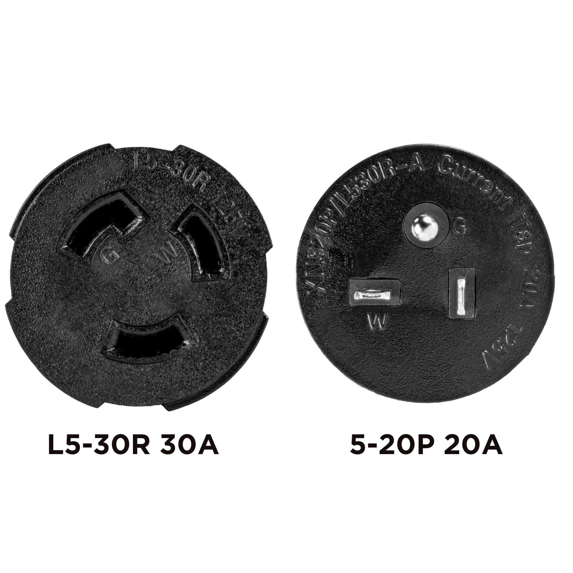 Generator Plug Adapter: 30A 120V 5-20P to L5-30R - Image 3