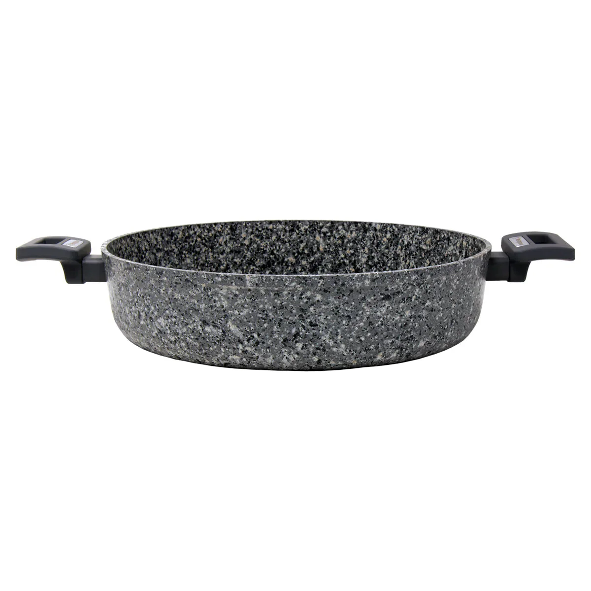 Gray Granite Marble Finish Casserole Pot (11") - Image 4