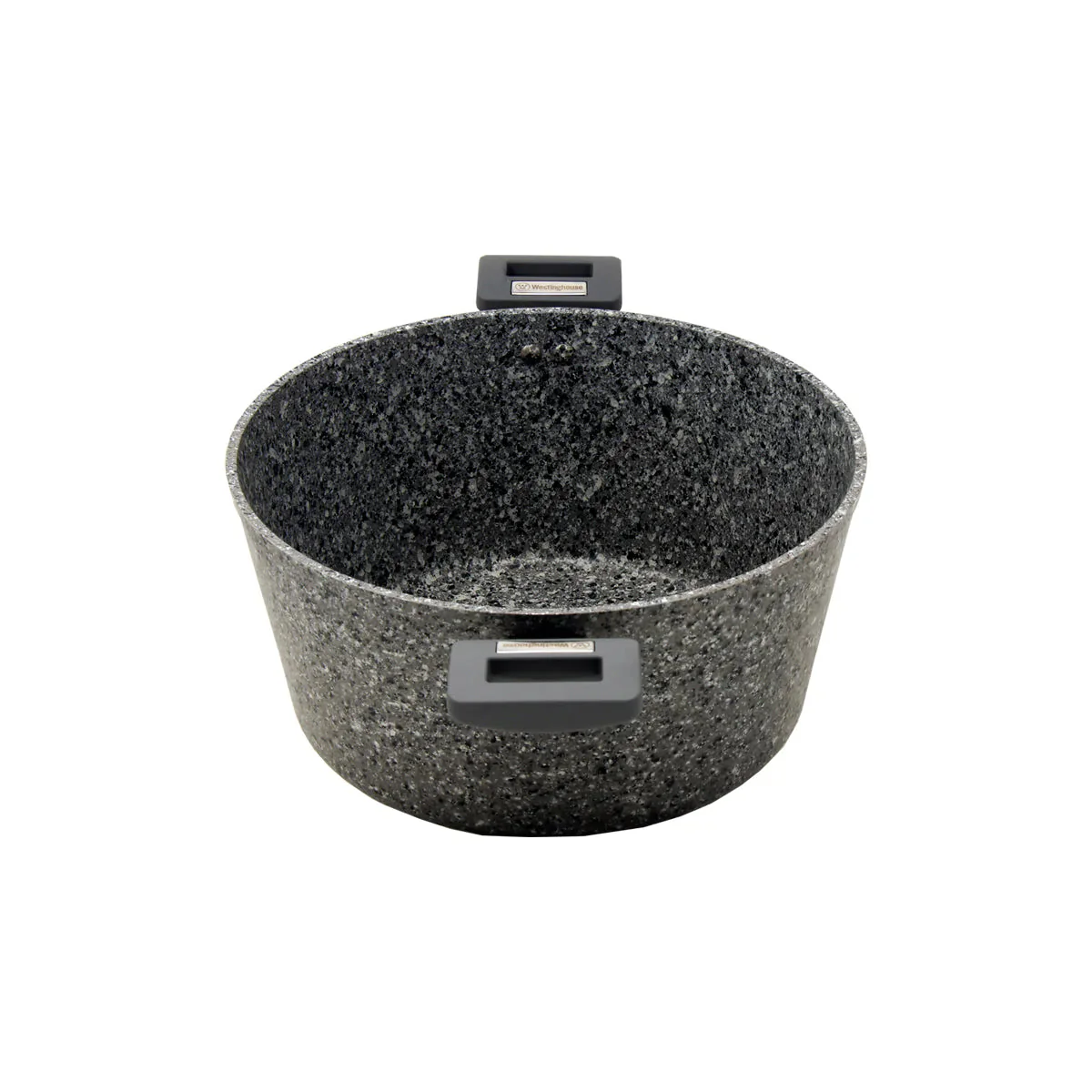 Gray Granite Marble Finish Casserole Pot(9.5") - Image 3