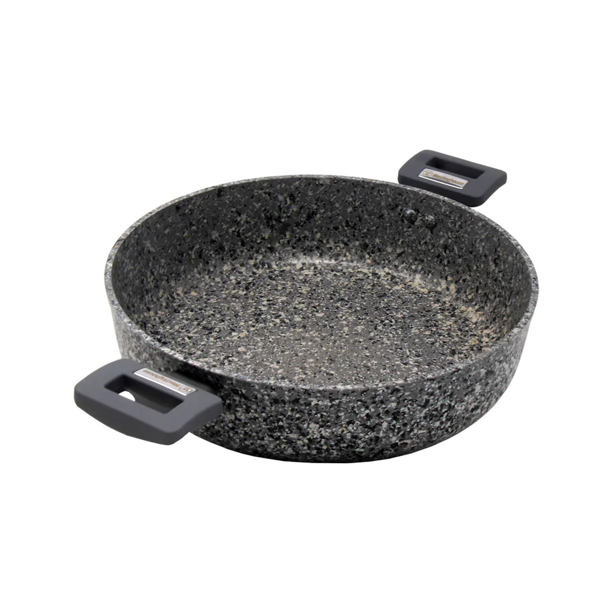 Gray Granite Marble Finish Casserole Pot(12.5") - Image 3