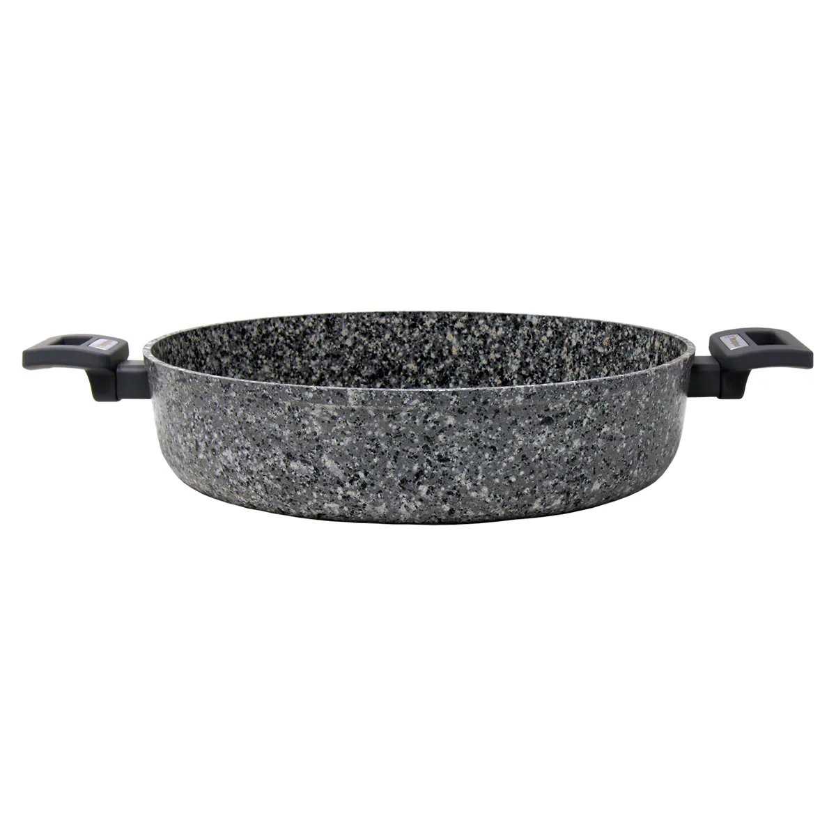 Gray Granite Marble Finish Casserole Pot(12.5") - Image 4
