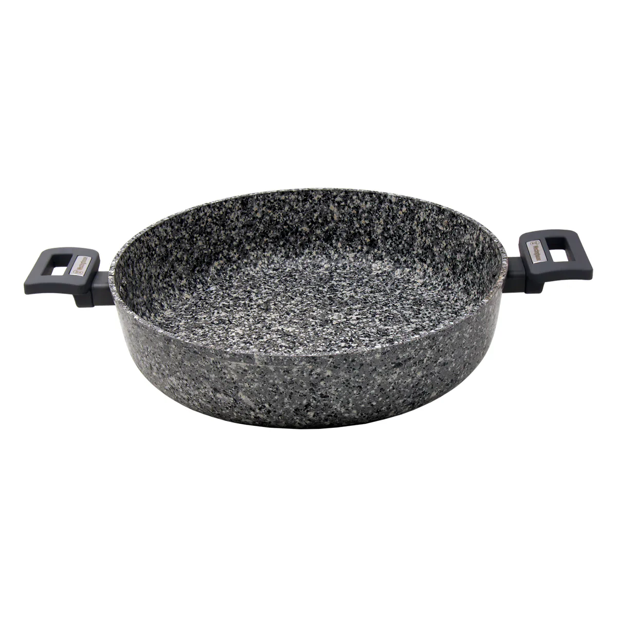 Gray Granite Marble Finish Casserole Pot(12.5") - Image 5