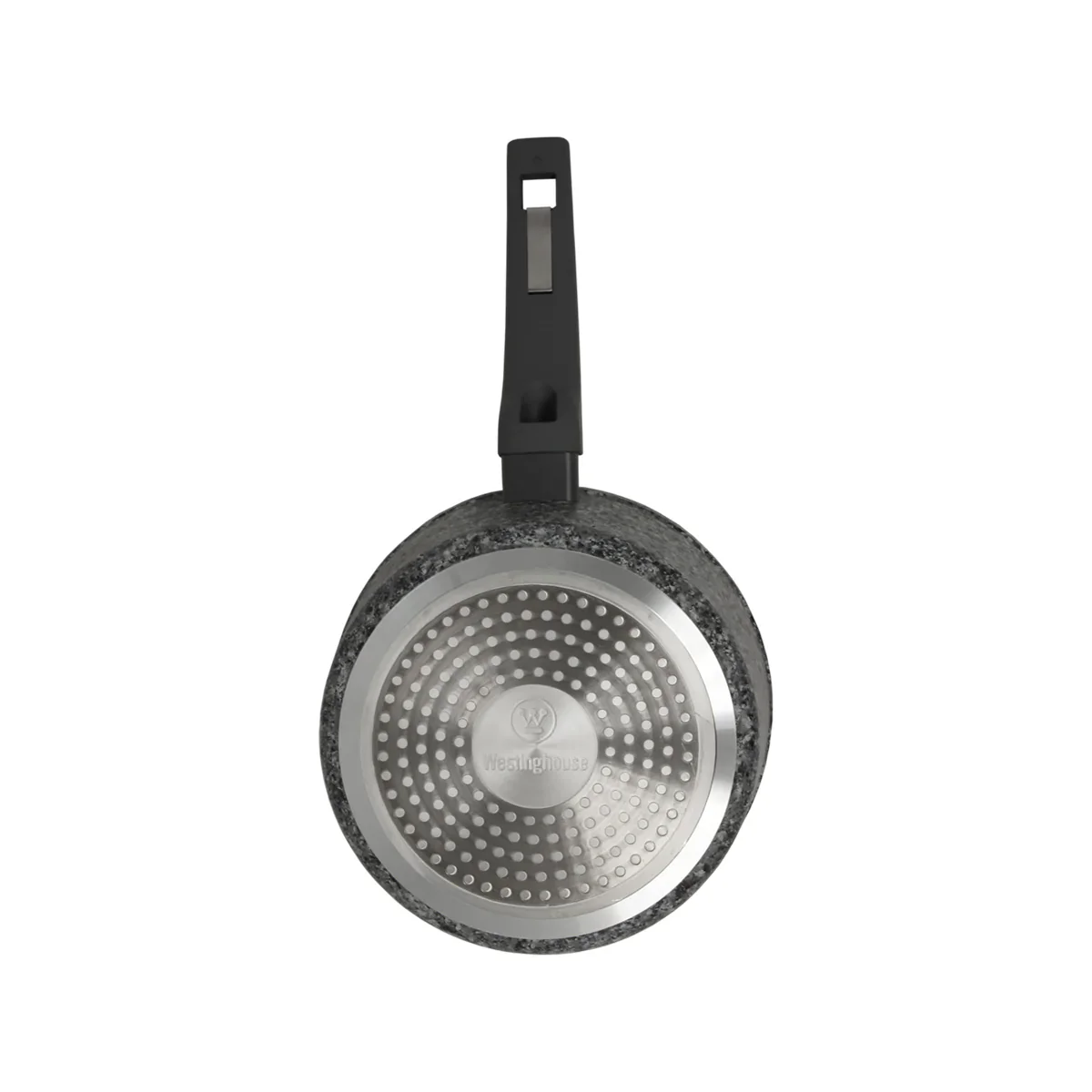 Gray granite marble finish sauce pan (8") - Image 4