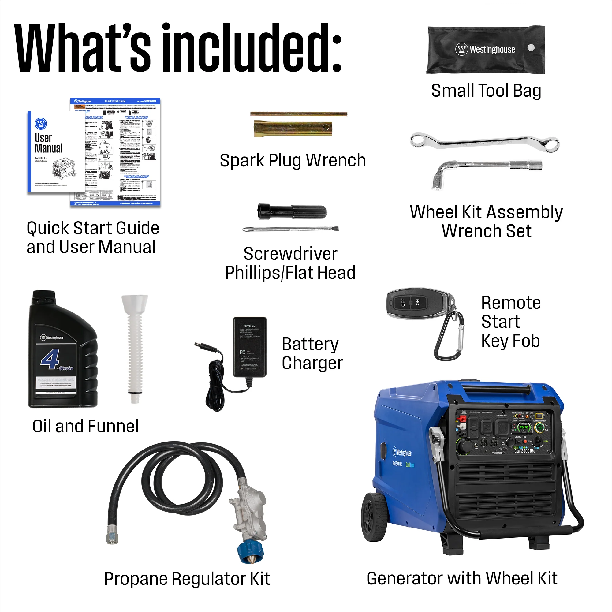 iGen12000DFc Inverter Generator - Dual Fuel with CO Sensor - Image 11