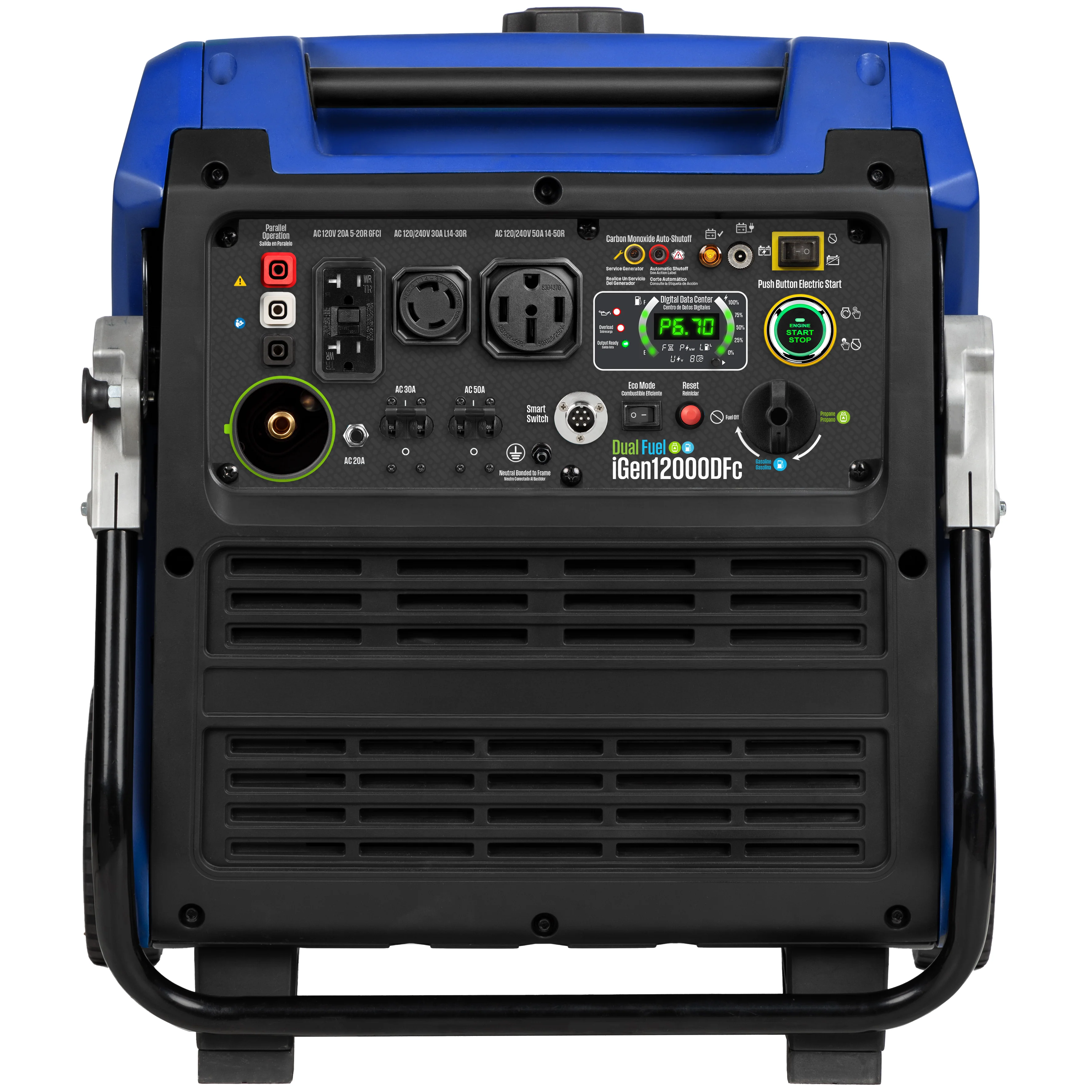 iGen12000DFc Inverter Generator - Dual Fuel with CO Sensor - Image 12