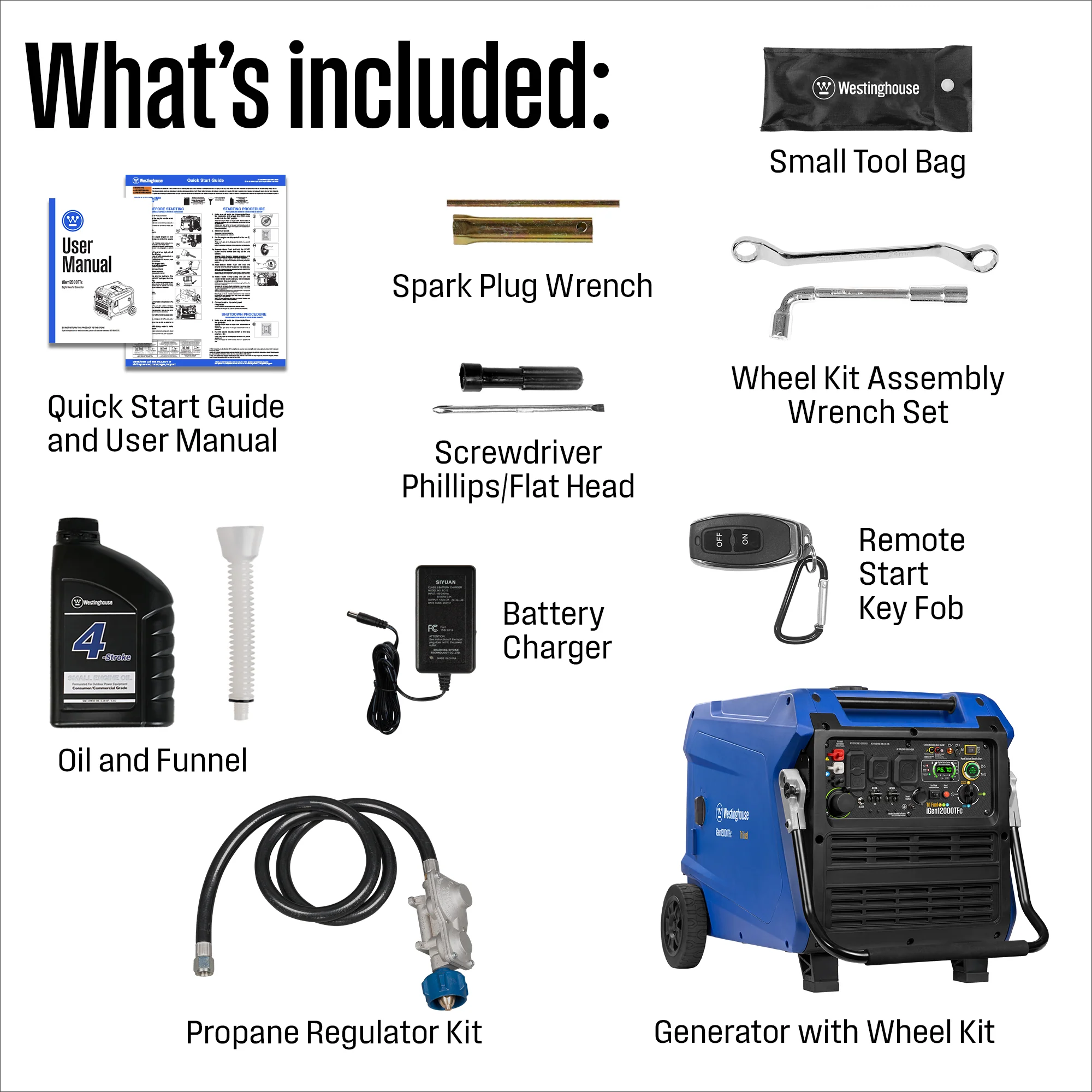iGen12000TFc Inverter Generator - Tri-Fuel with CO Sensor - Image 14