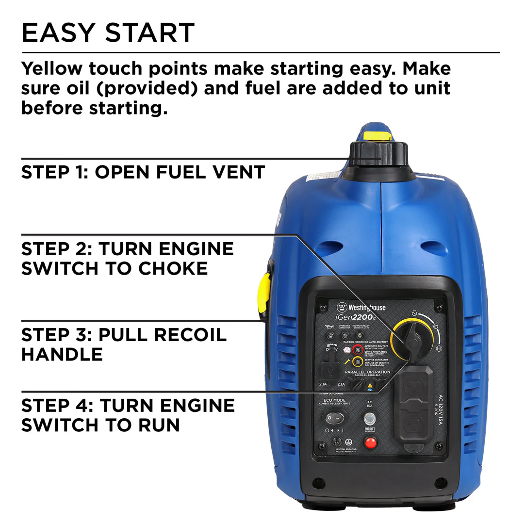 iGen2200c Inverter Generator with CO Sensor - Image 7