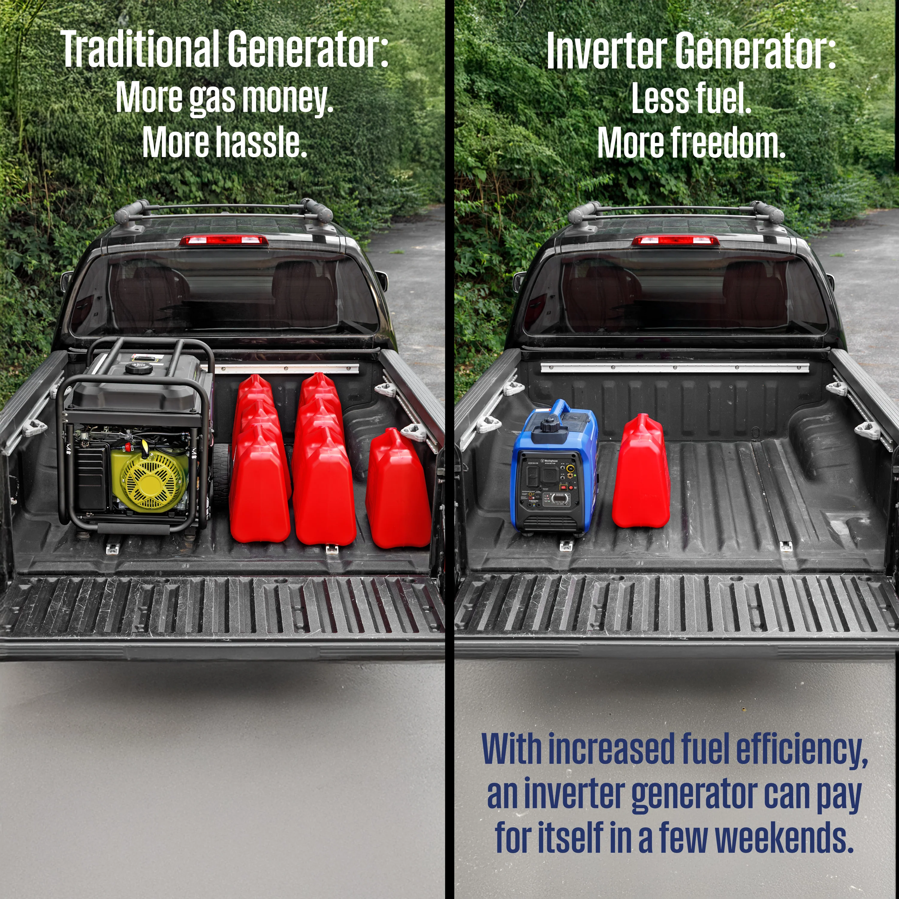 iGen2800DFc Inverter Generator - Dual Fuel with CO Sensor - Image 4