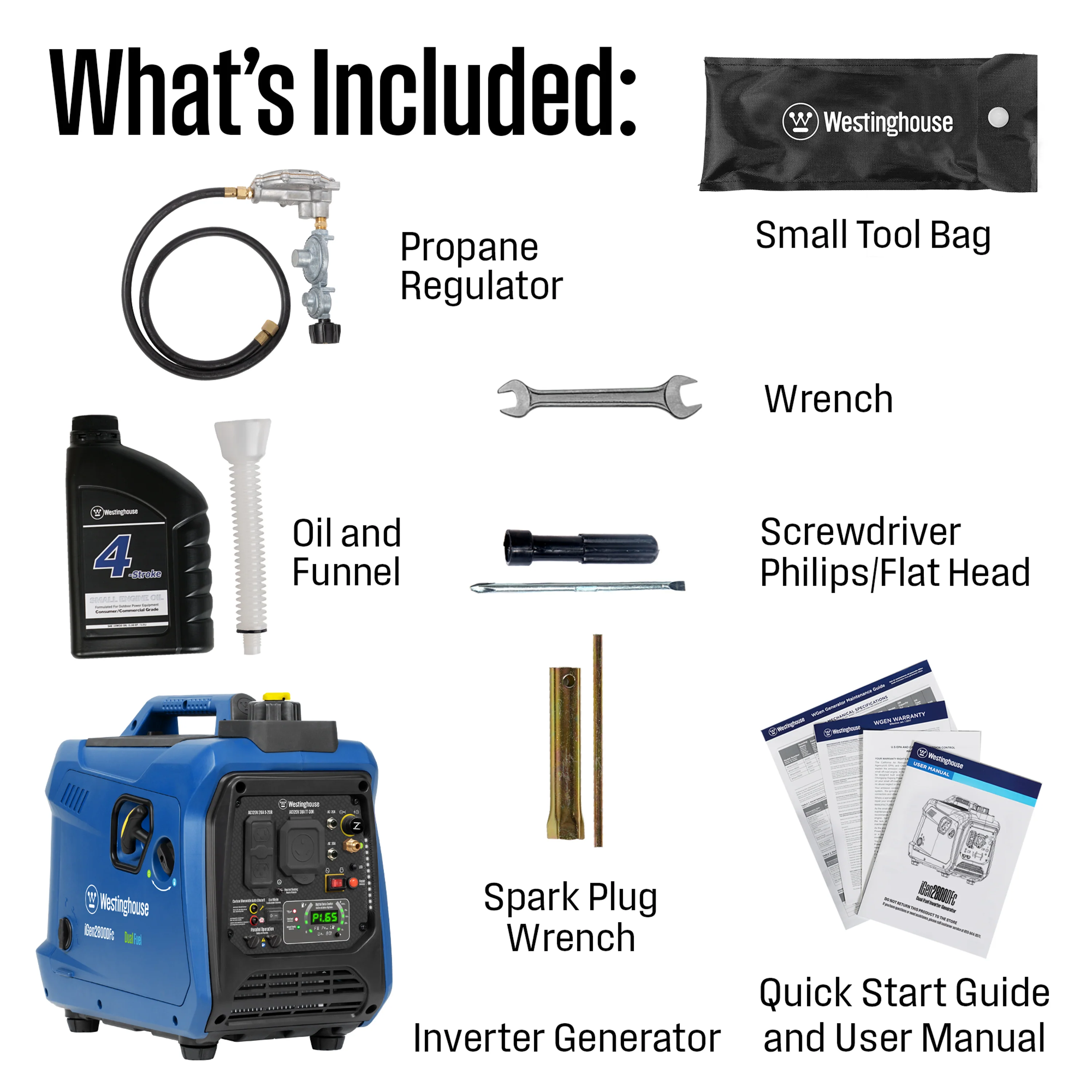 iGen2800DFc Inverter Generator - Dual Fuel with CO Sensor - Image 9
