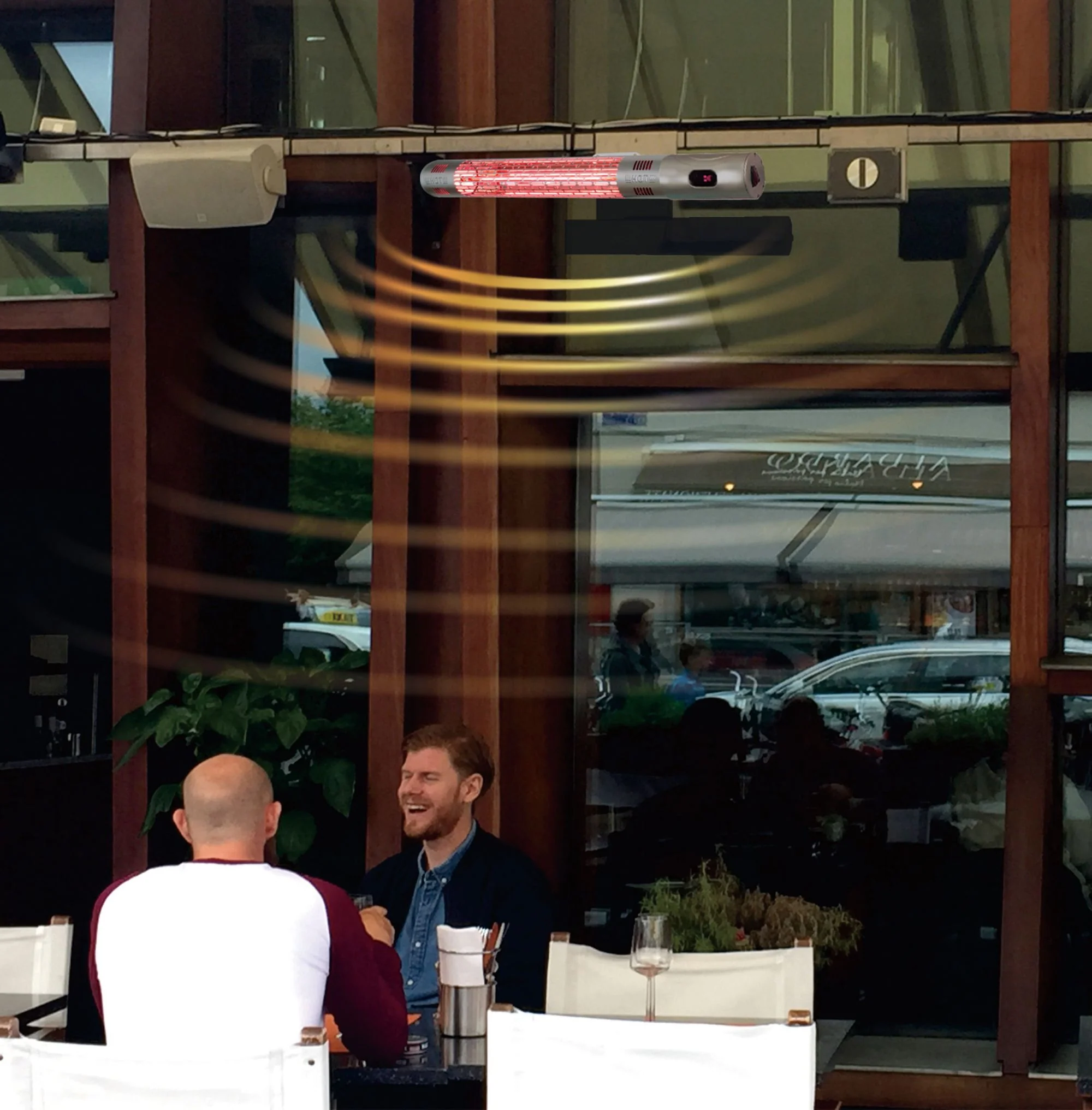 Wall Mounted Infrared Electric Outdoor Heater with Remote - Image 6