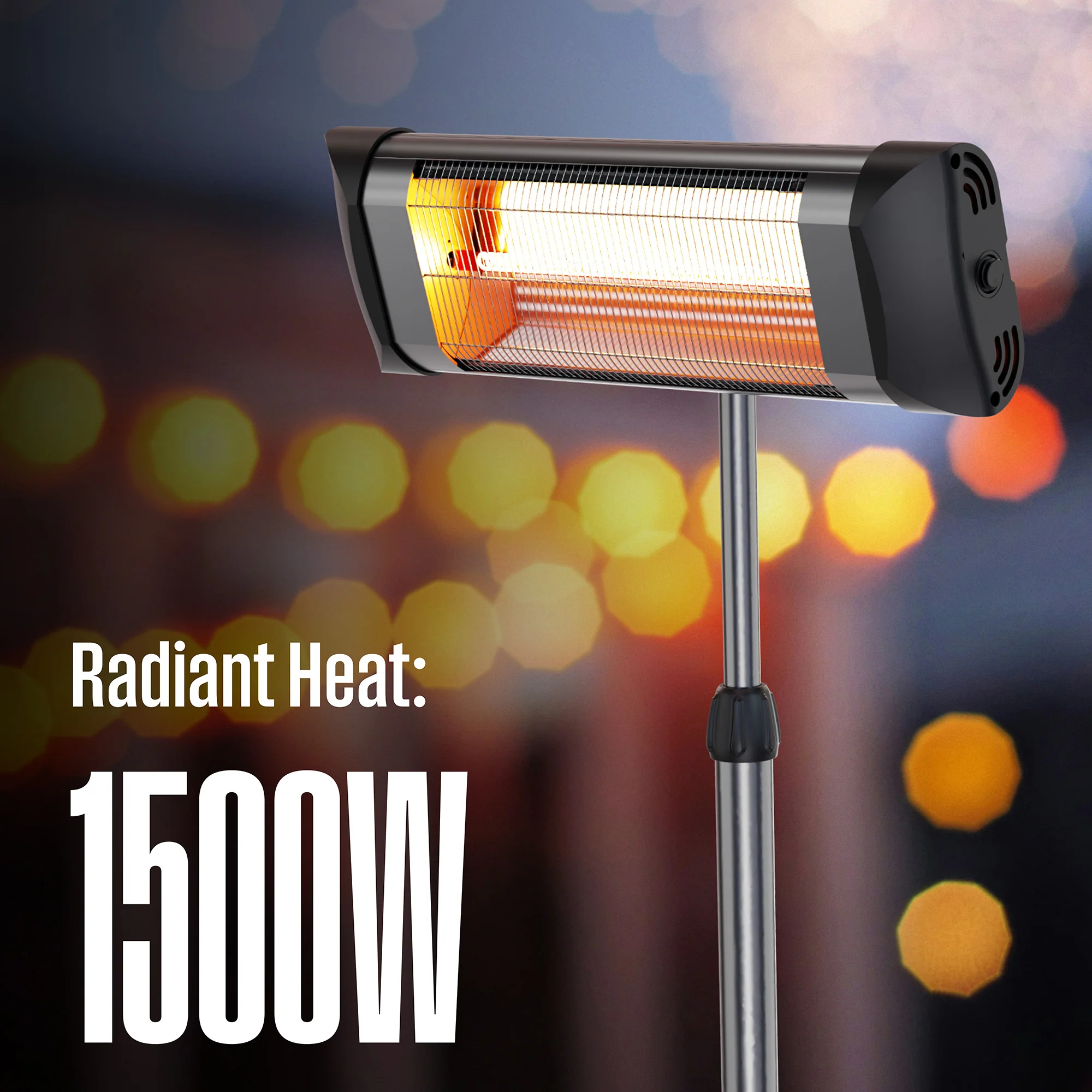 Pole Mounted Infrared Electric Outdoor Heater - Image 4