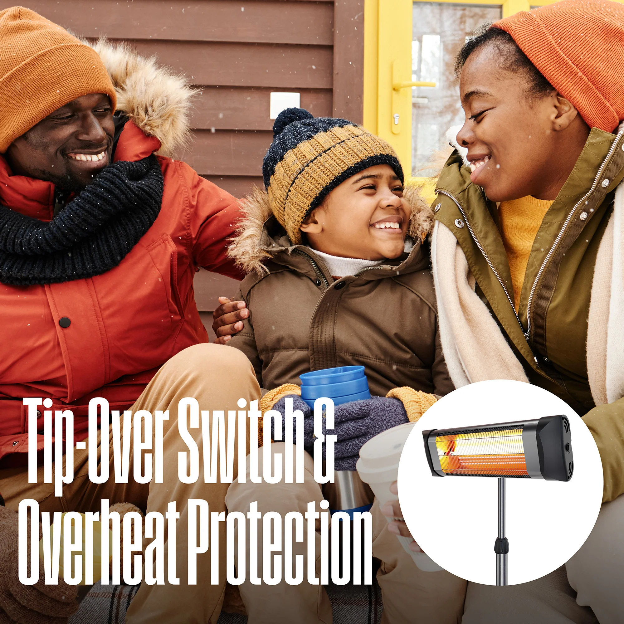 Pole Mounted Infrared Electric Outdoor Heater - Image 6