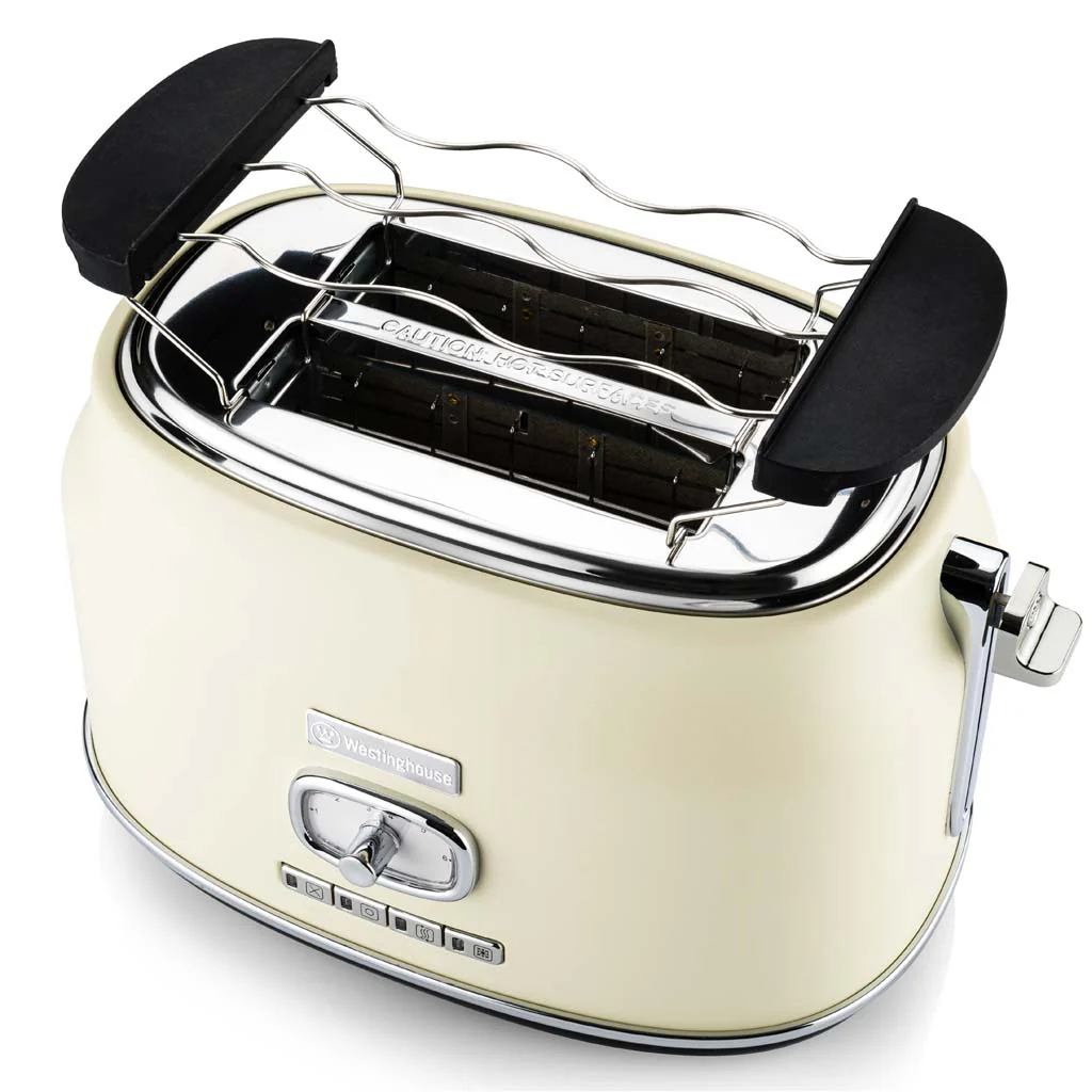Retro Series 2 Slice Toaster - White - Image 4