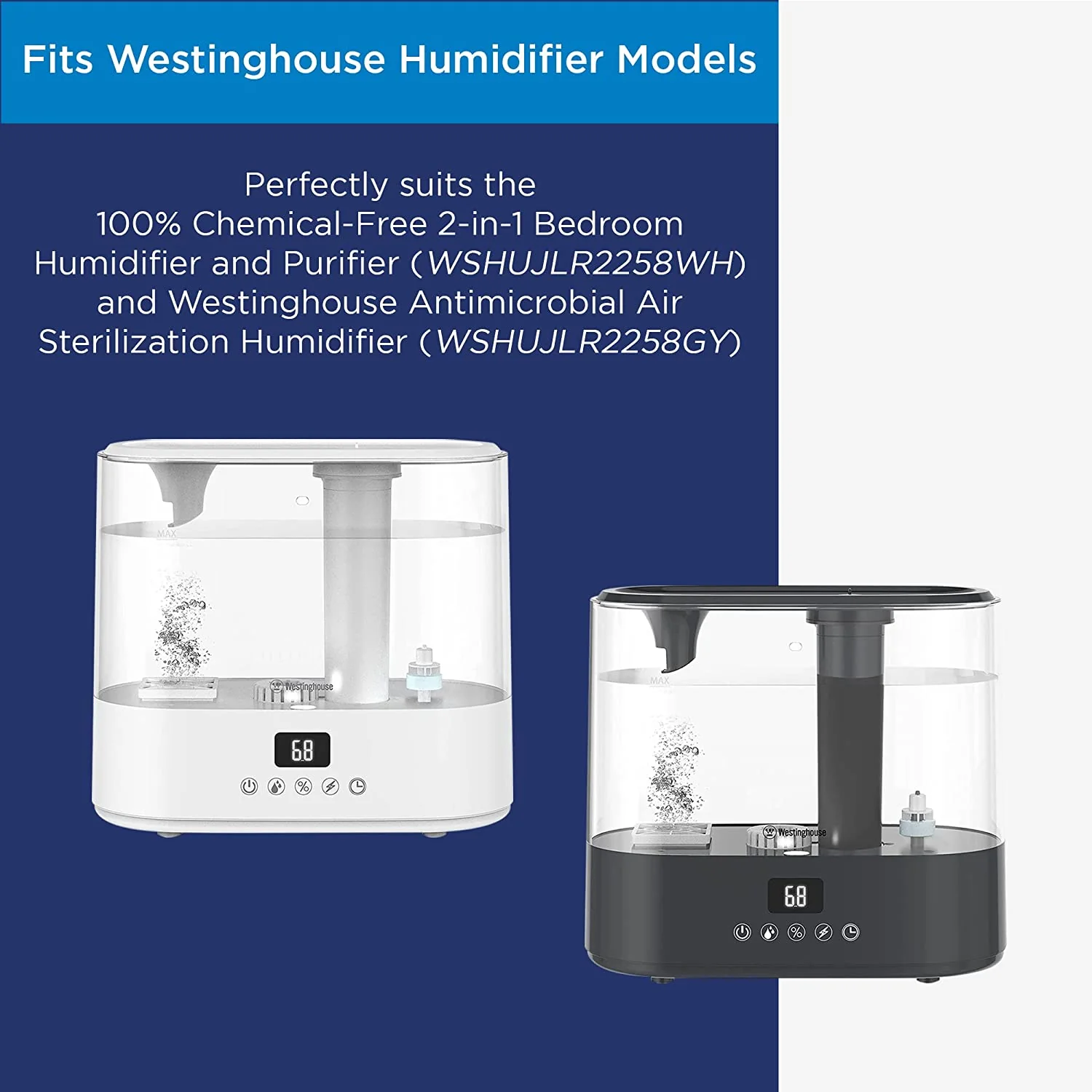 Set of 4 Ceramic Ball Filters for Humidifiers WSHUJ2258C, WSHUJLR2258WH, and WSHUJLR2258GY - Image 6
