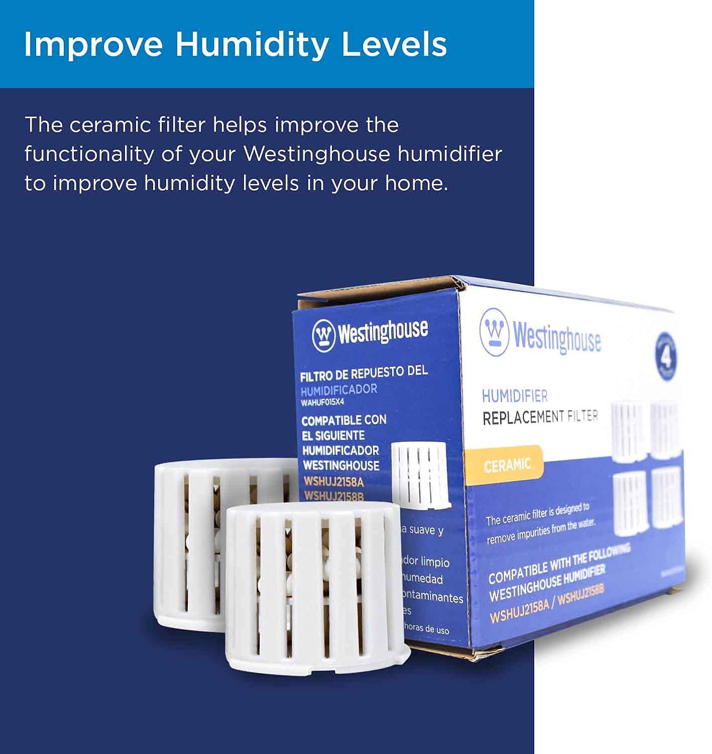 Set of 4 Ceramic Ball Filters for Humidifier WSHUJ2158B & WSHUJ2158A - Image 3