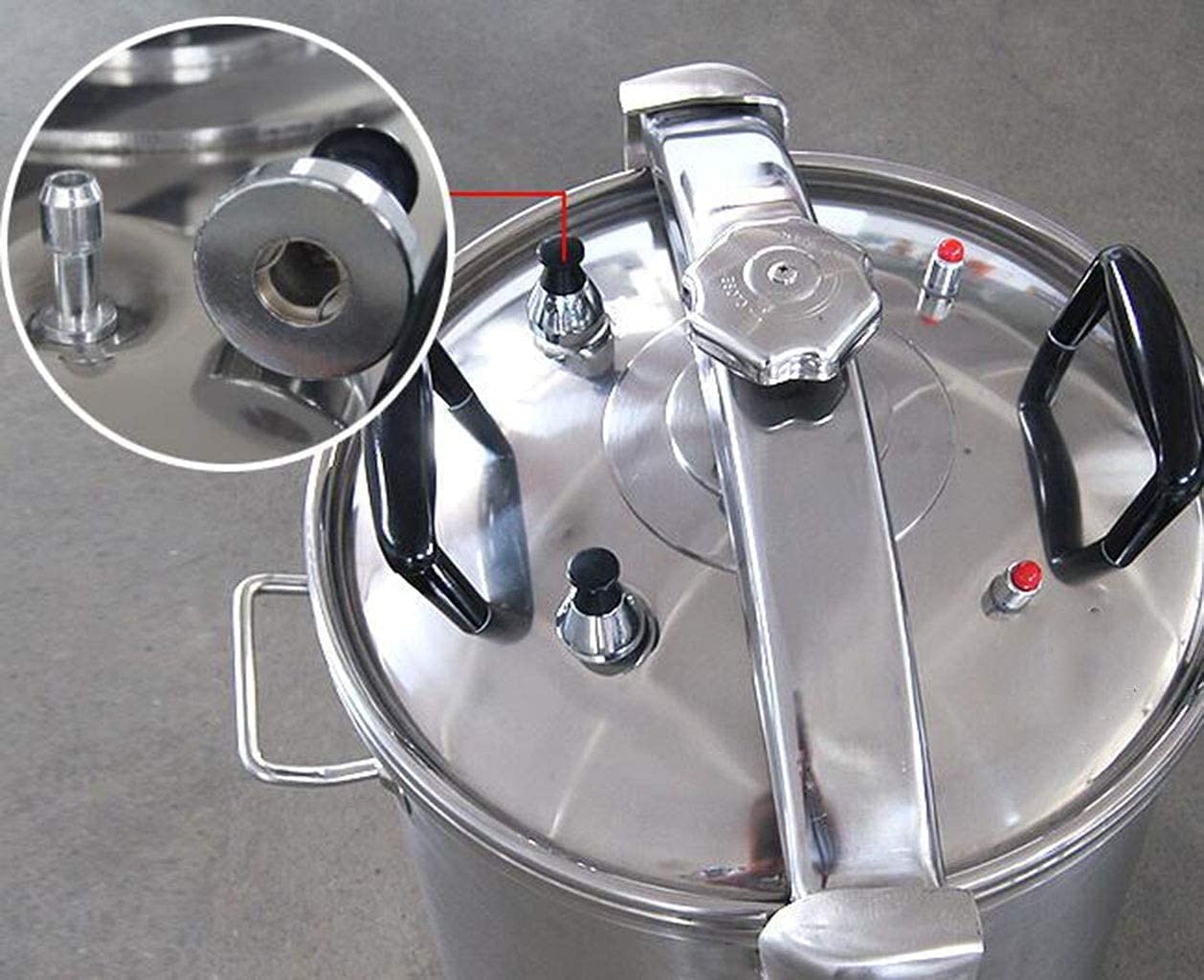51L Stainless Steel Pressure Cooker - Image 2