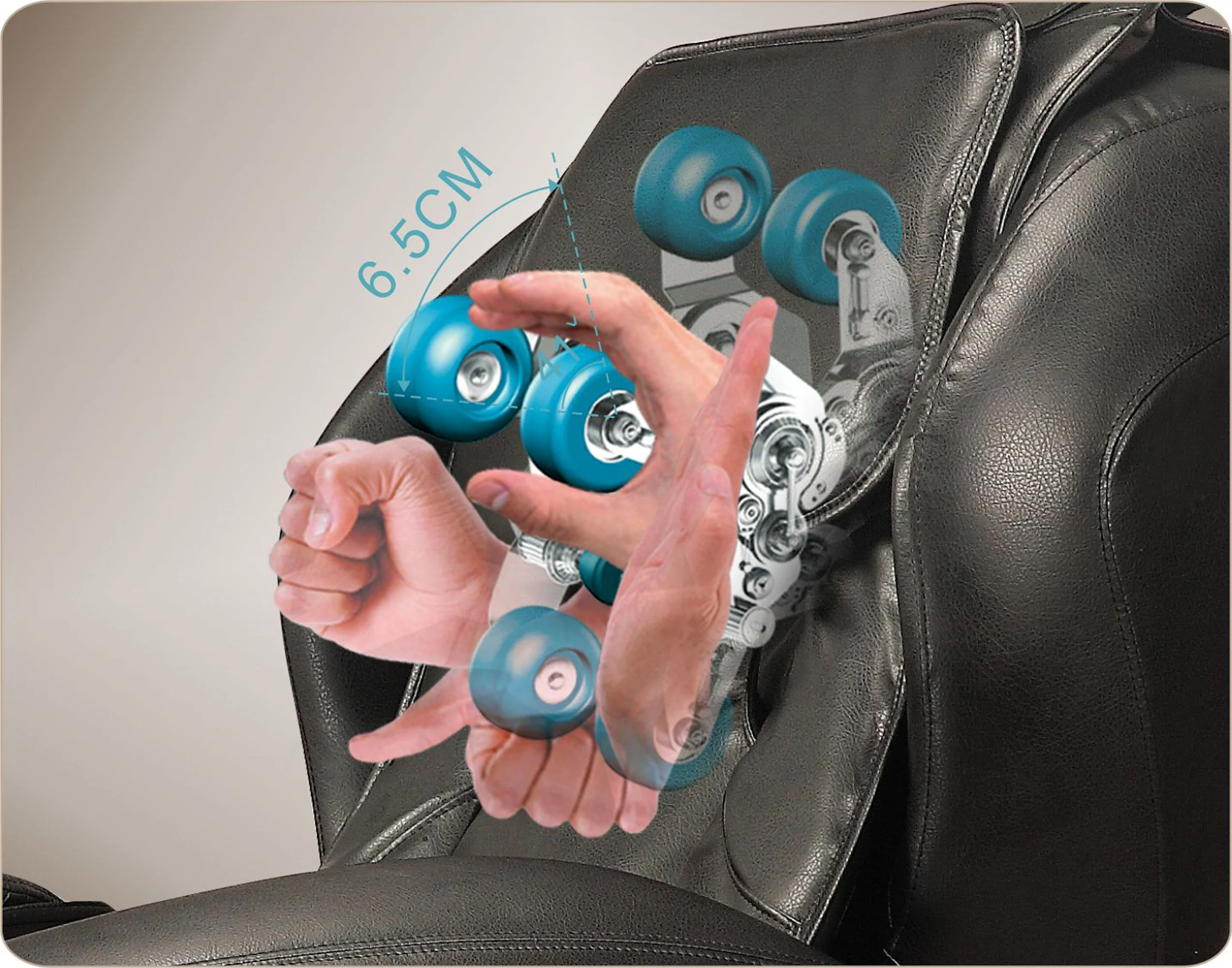Black Massage Chair 700S - Image 6