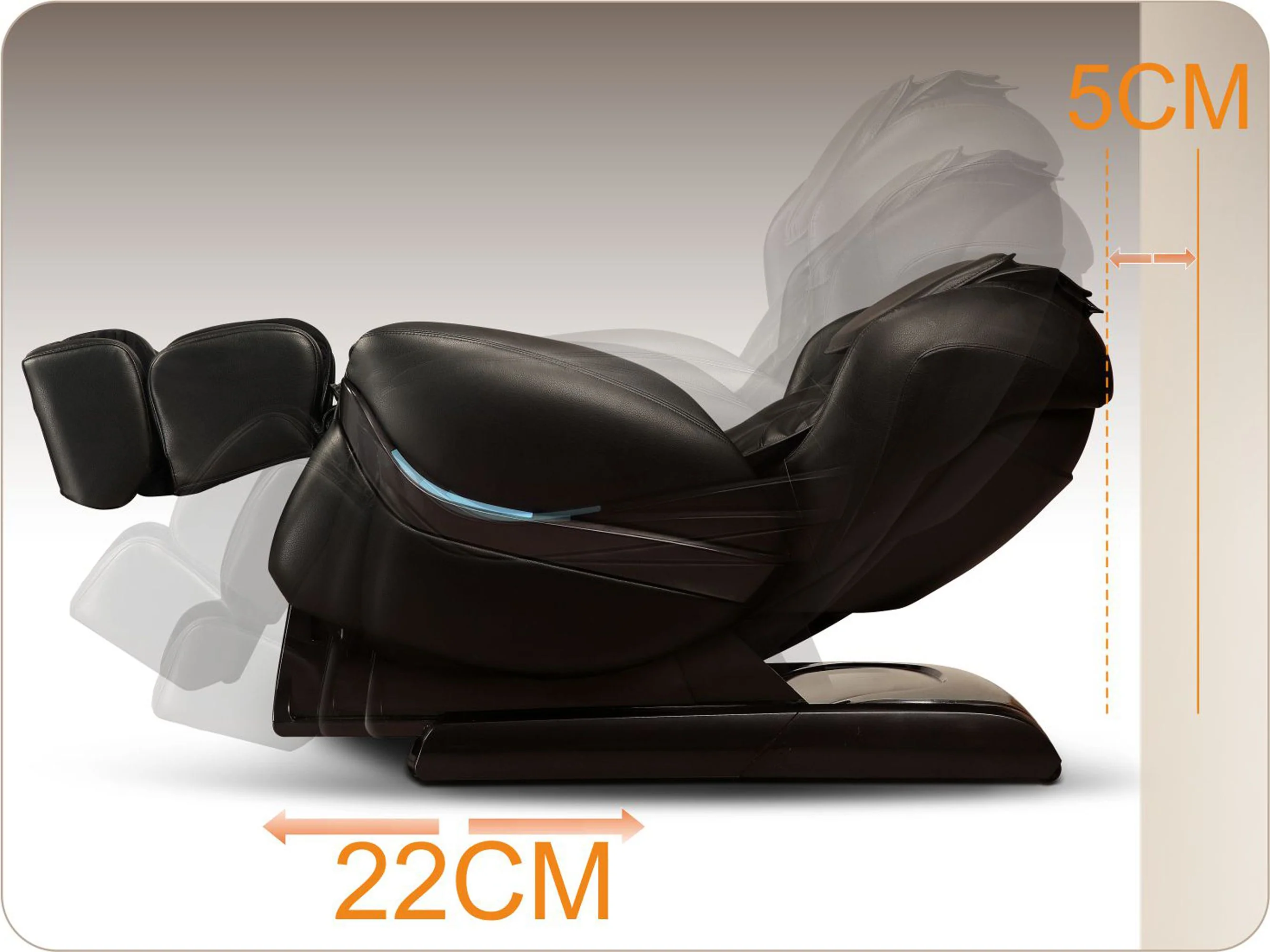 Black Massage Chair 700S - Image 7