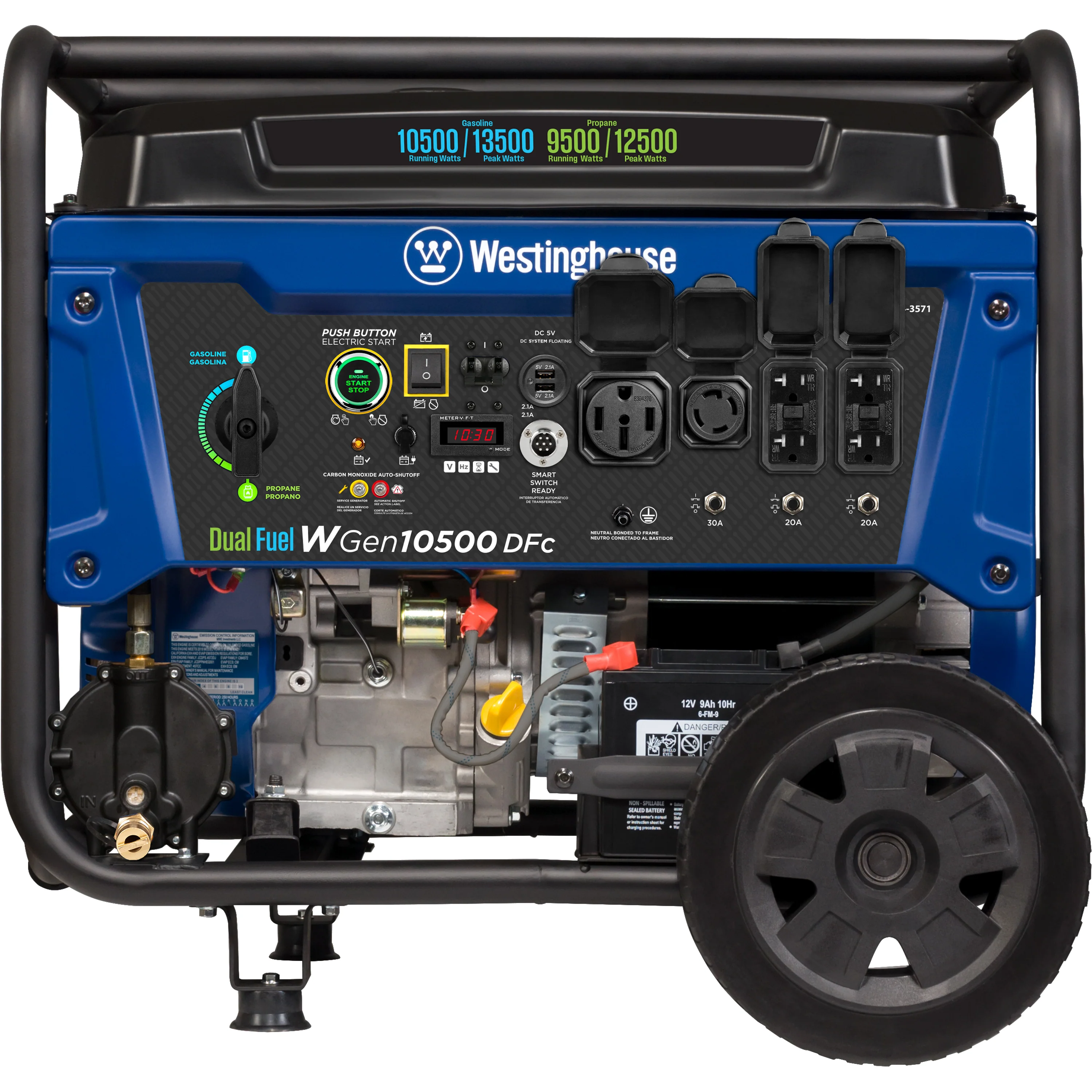 WGen10500DFc - Dual Fuel with CO Sensor - Image 11